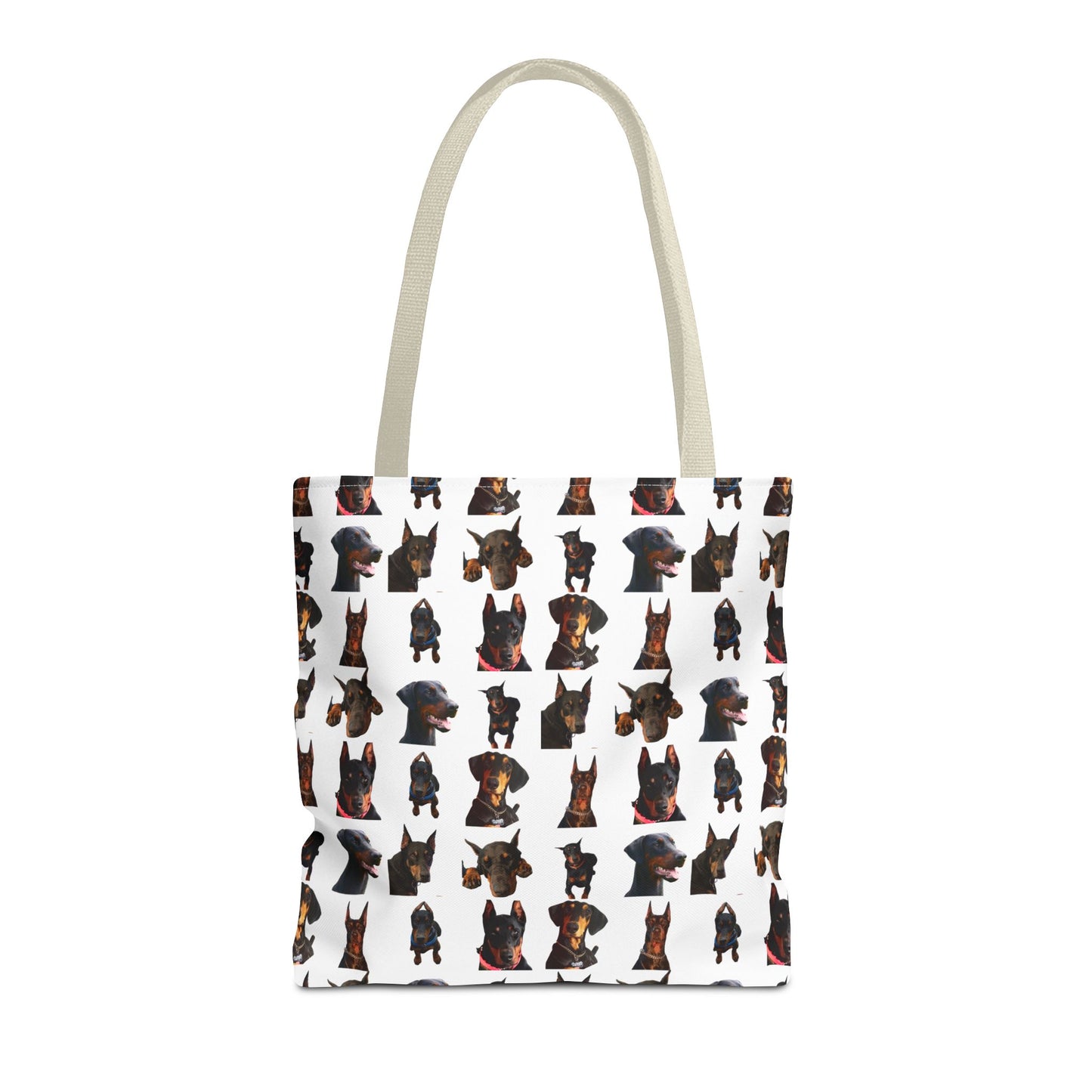 Edition 2 Doberman Model Pattern White Tote Bag