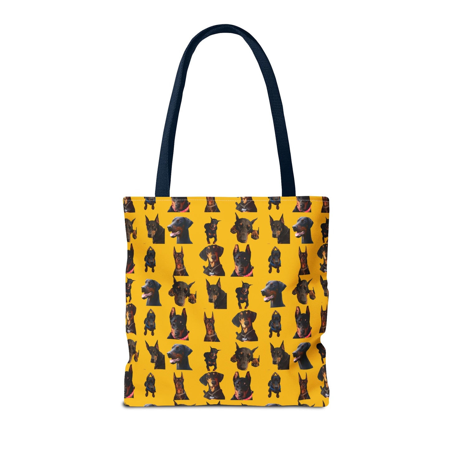 Edition 2 Doberman Model Pattern Yellow Tote Bag