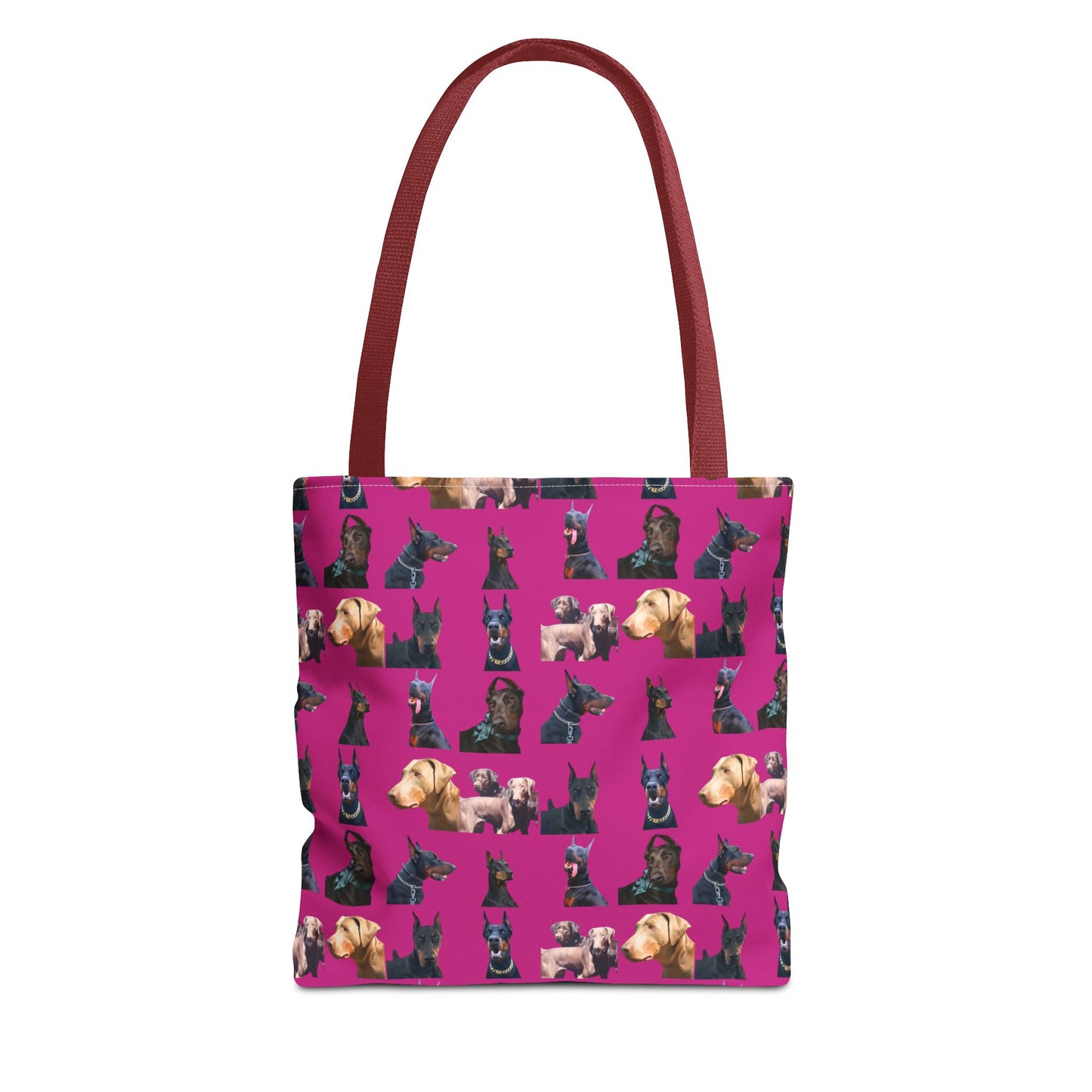 Edition 8 Doberman Model Pattern Pink Tote Bag
