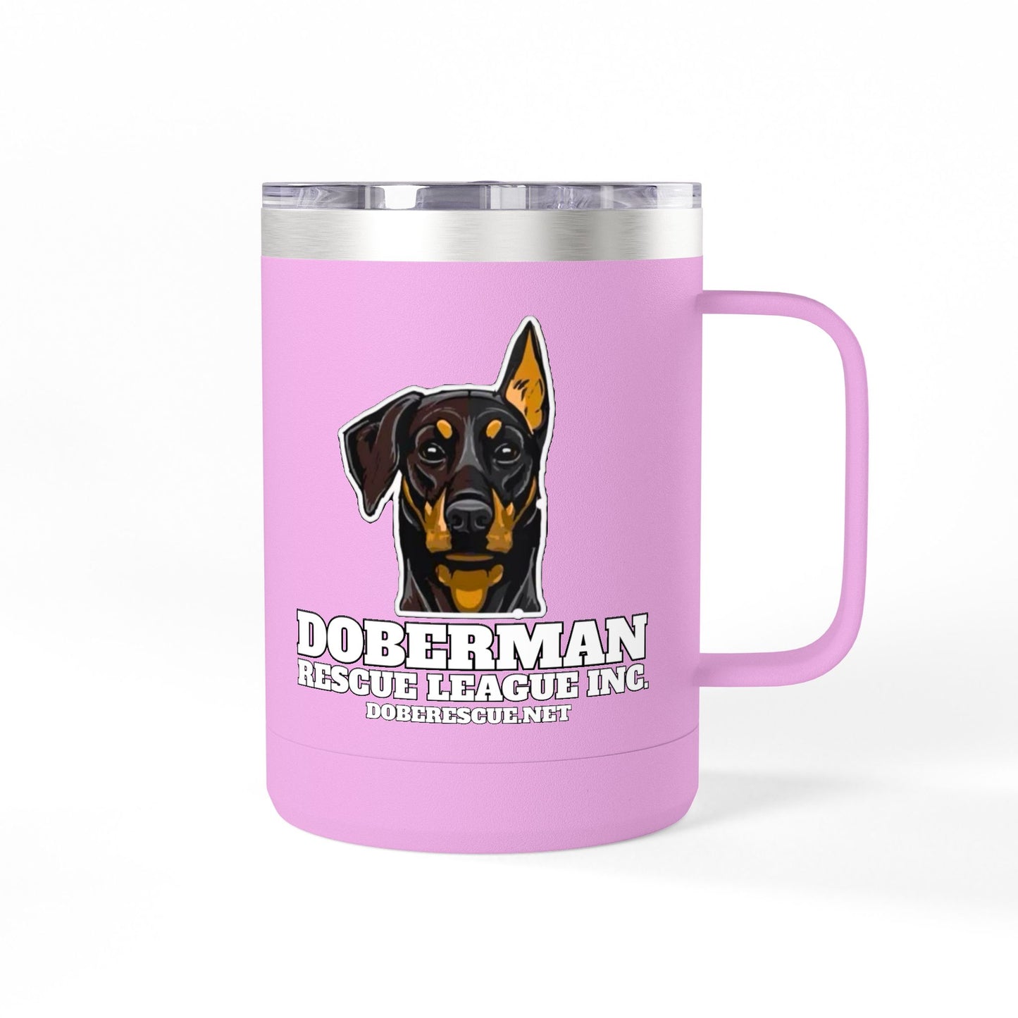 Doberman Rescue League 15oz Insulated Coffee Tumbler