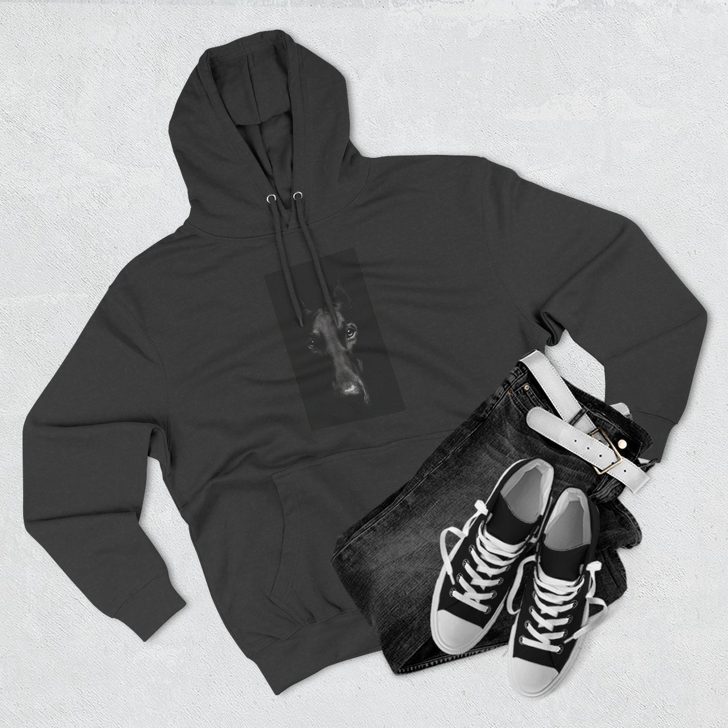 Eye see you Three-Panel Fleece Hoodie