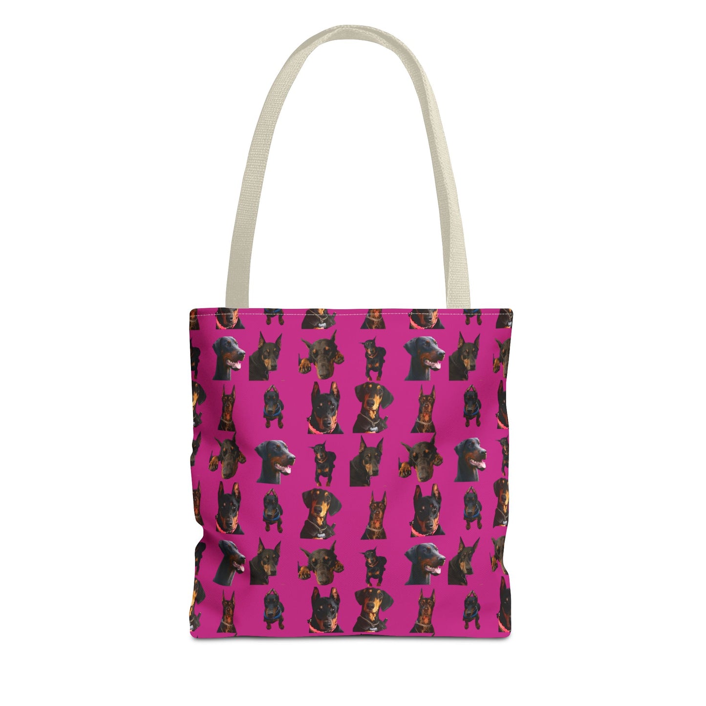 Edition 2 Doberman Model Pattern Miami Pink Tote Bag