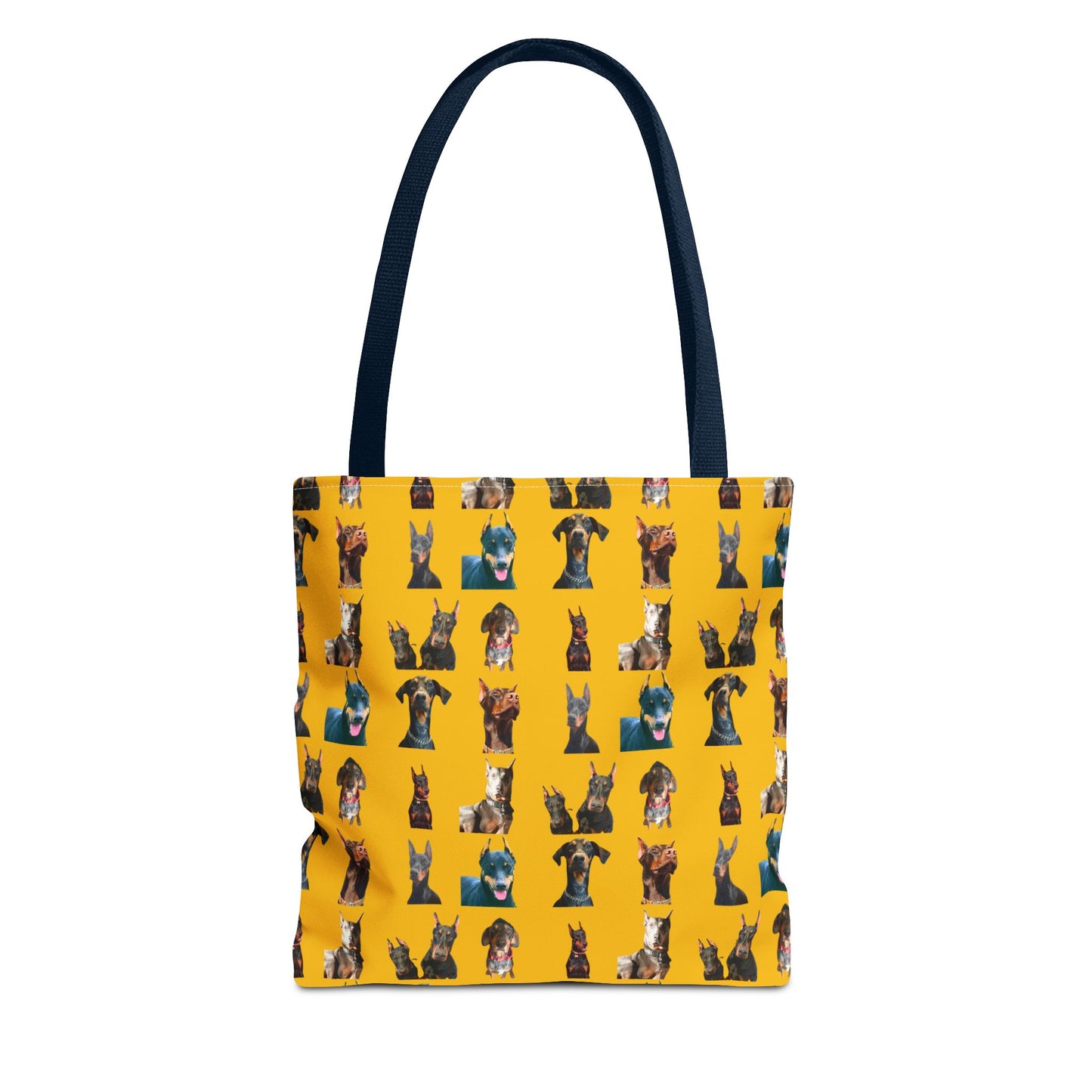Edition 4 Doberman Model Pattern Yellow Tote Bag