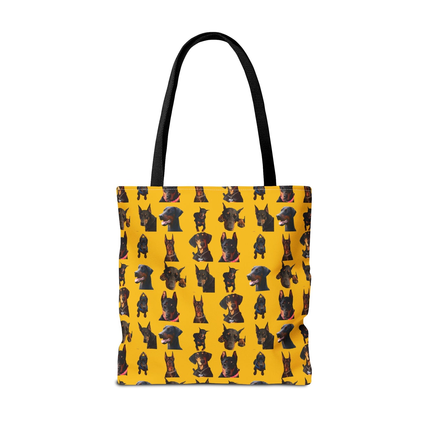 Edition 2 Doberman Model Pattern Yellow Tote Bag