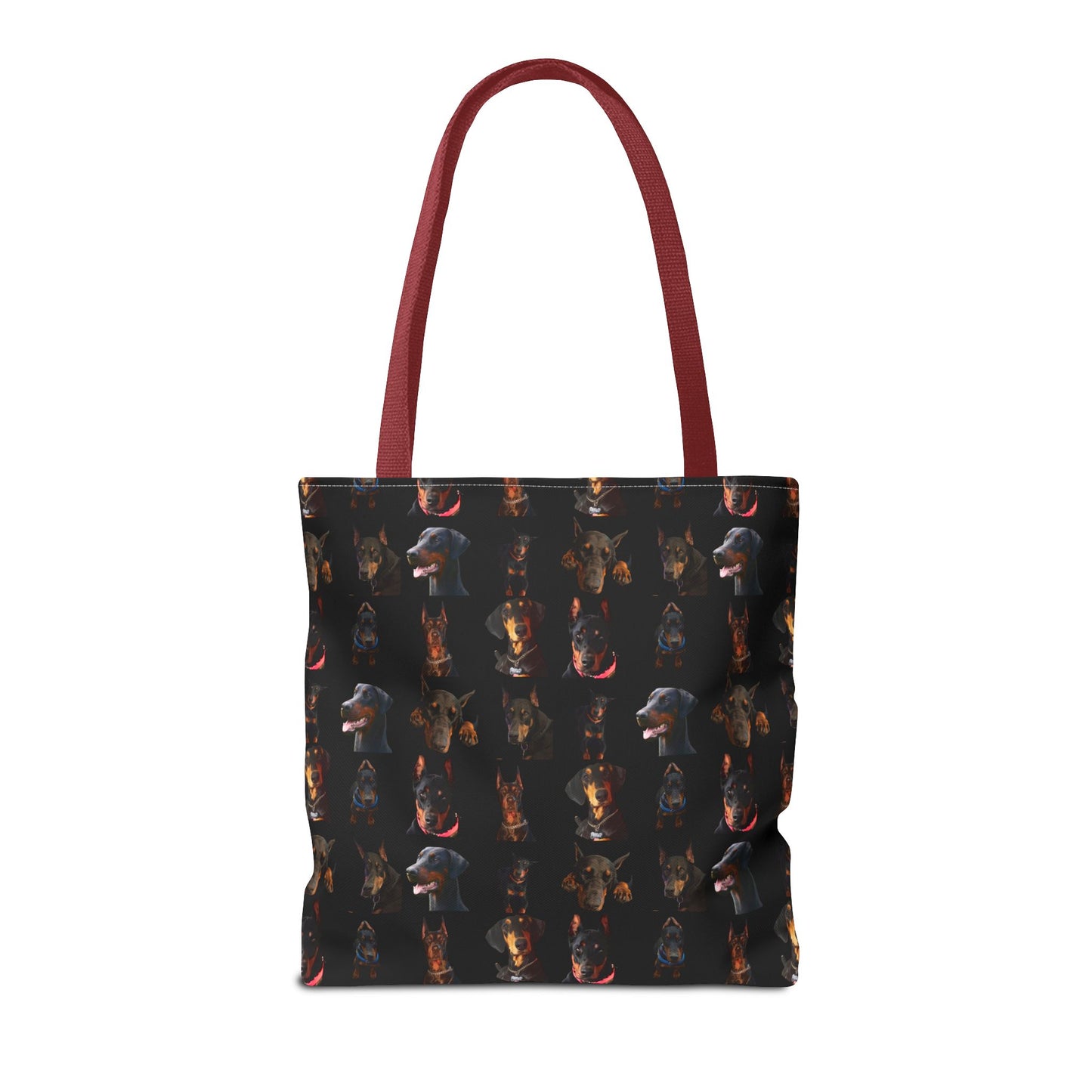 Edition 2 Doberman Model Pattern Black Tote Bag