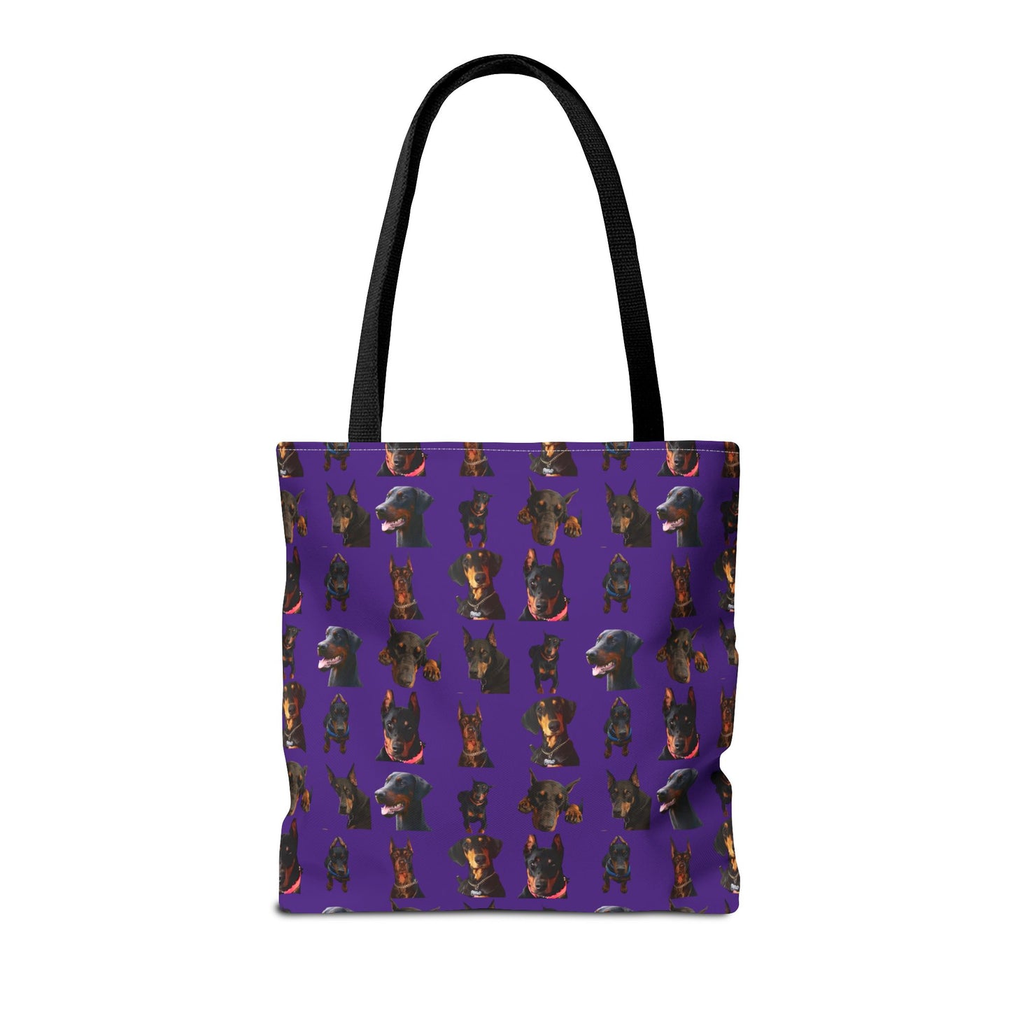 Edition 2 Doberman Model Pattern Purple Tote Bag