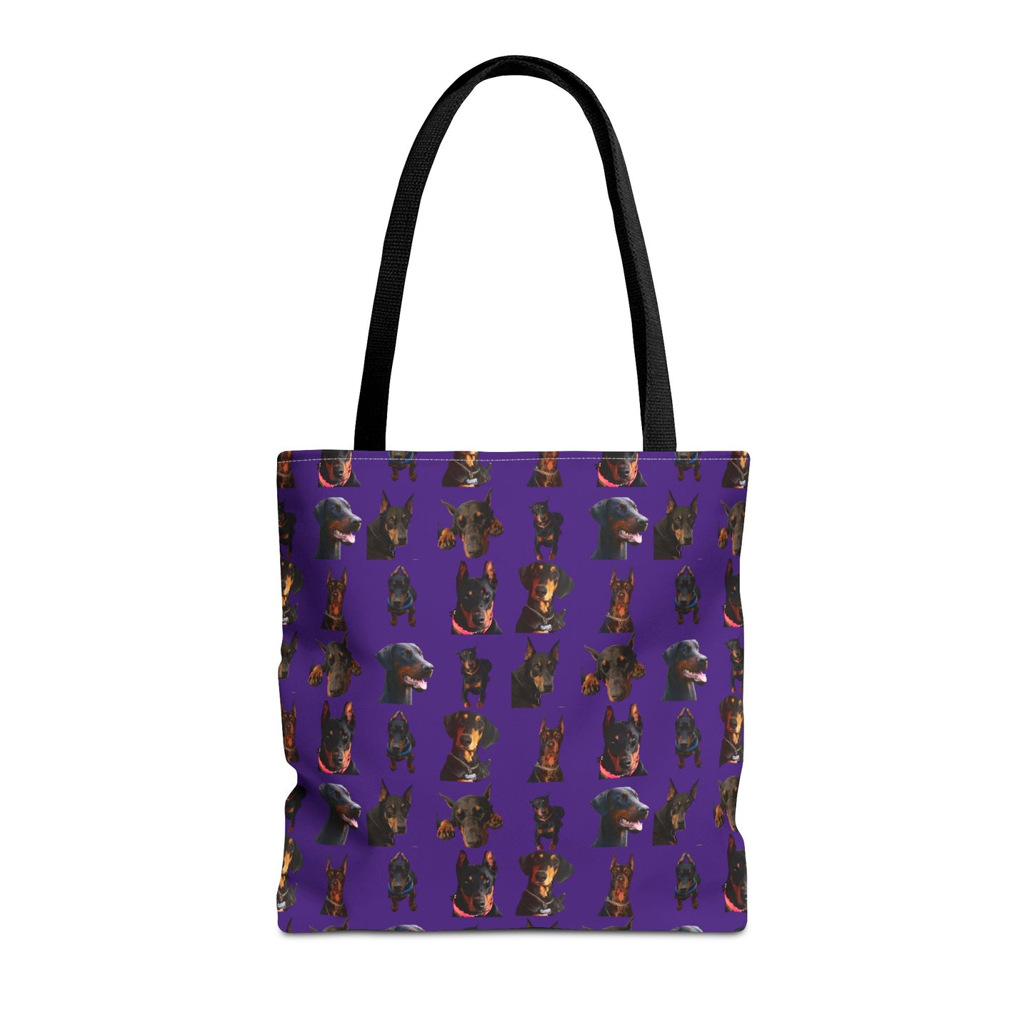Edition 2 Doberman Model Pattern Purple Tote Bag