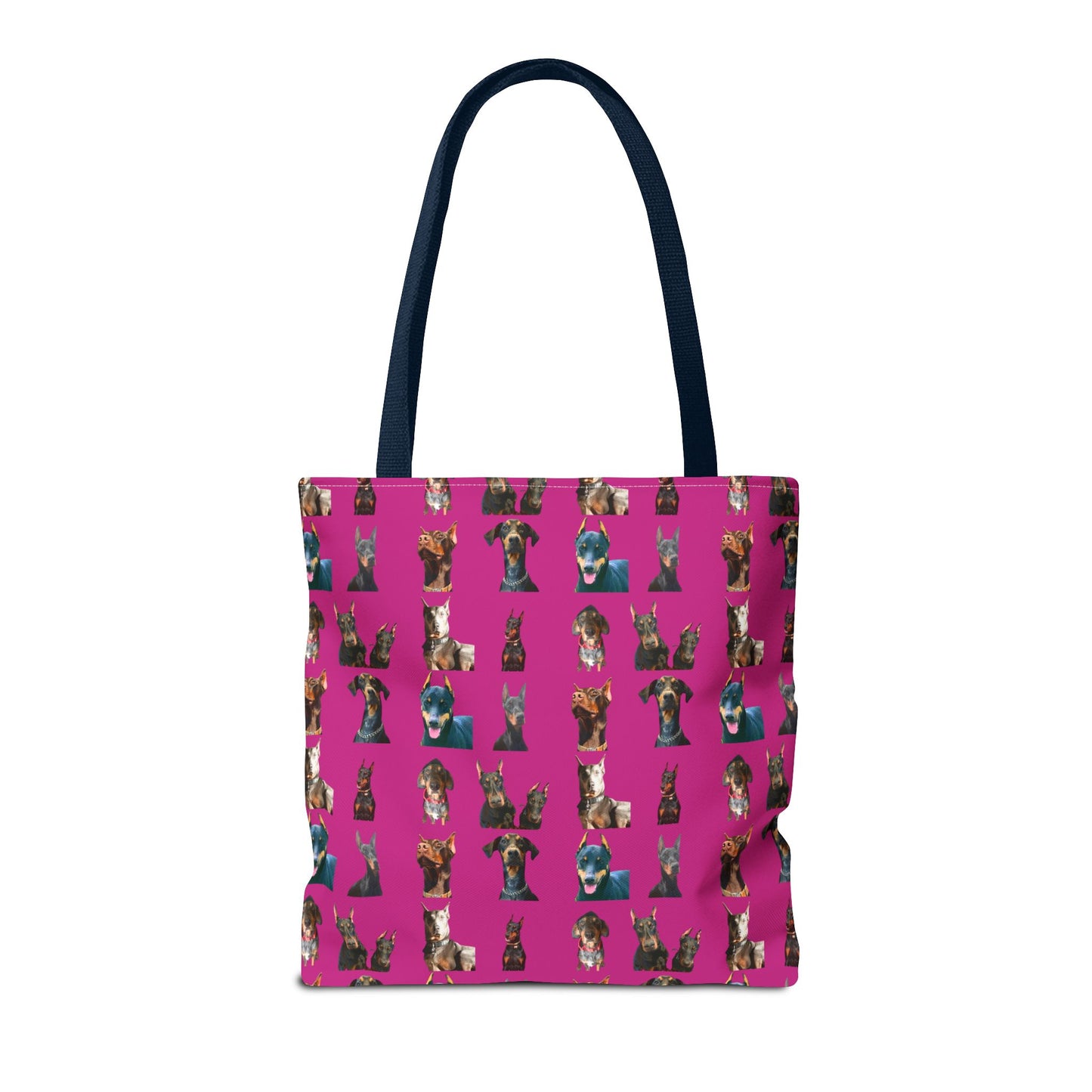 Edition 4 Doberman Model Pattern Pink Tote Bag