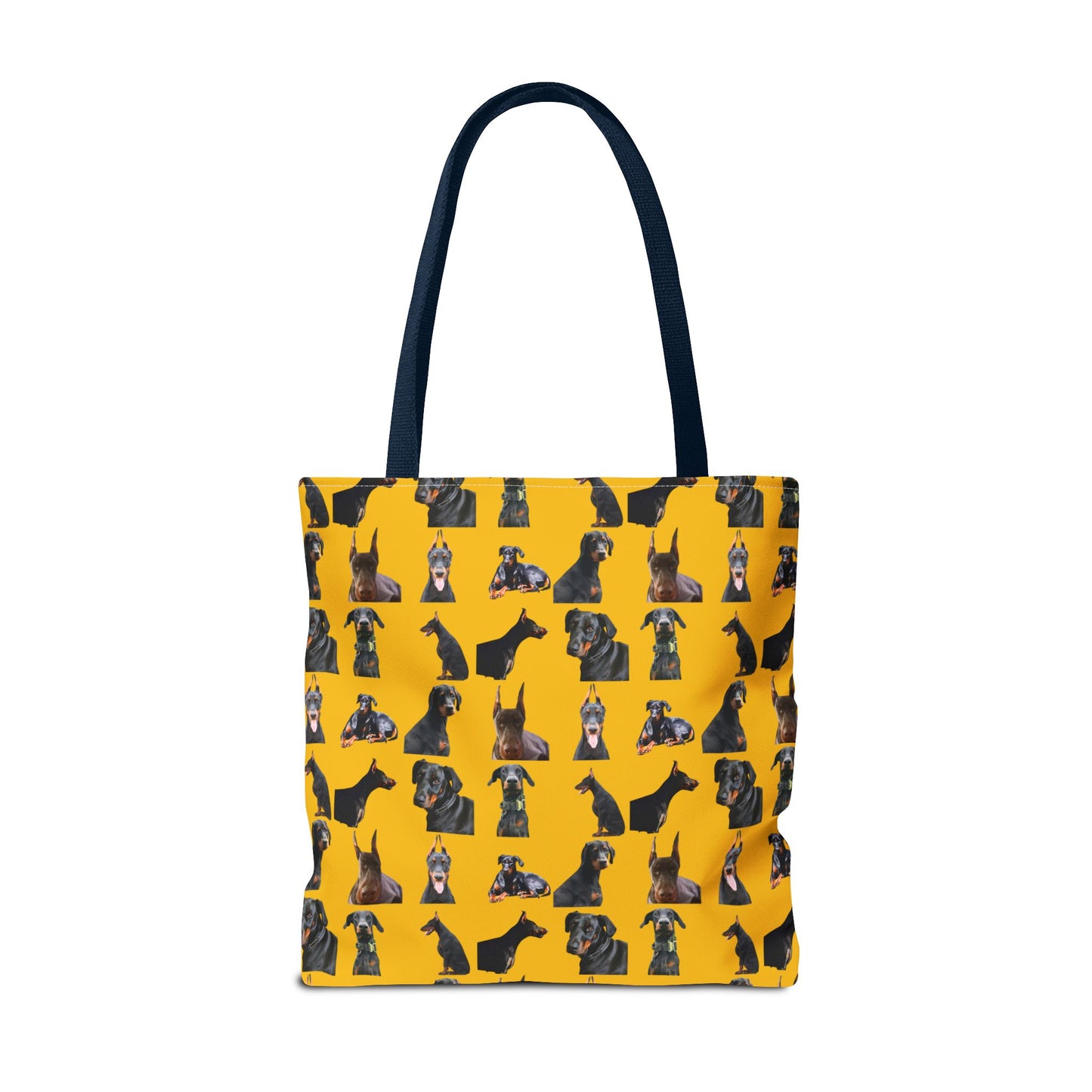 Edition 6 Doberman Model Pattern Yellow Tote Bag
