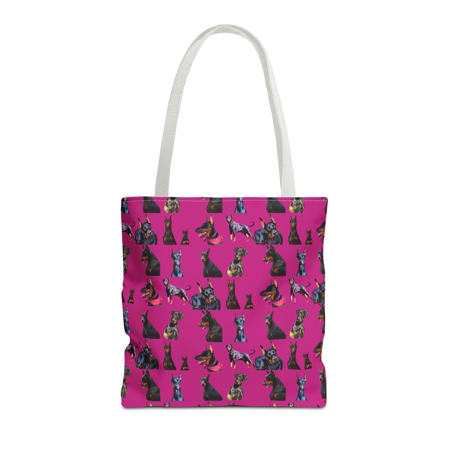 Edition 7 Doberman Model Pattern Pink Tote Bag