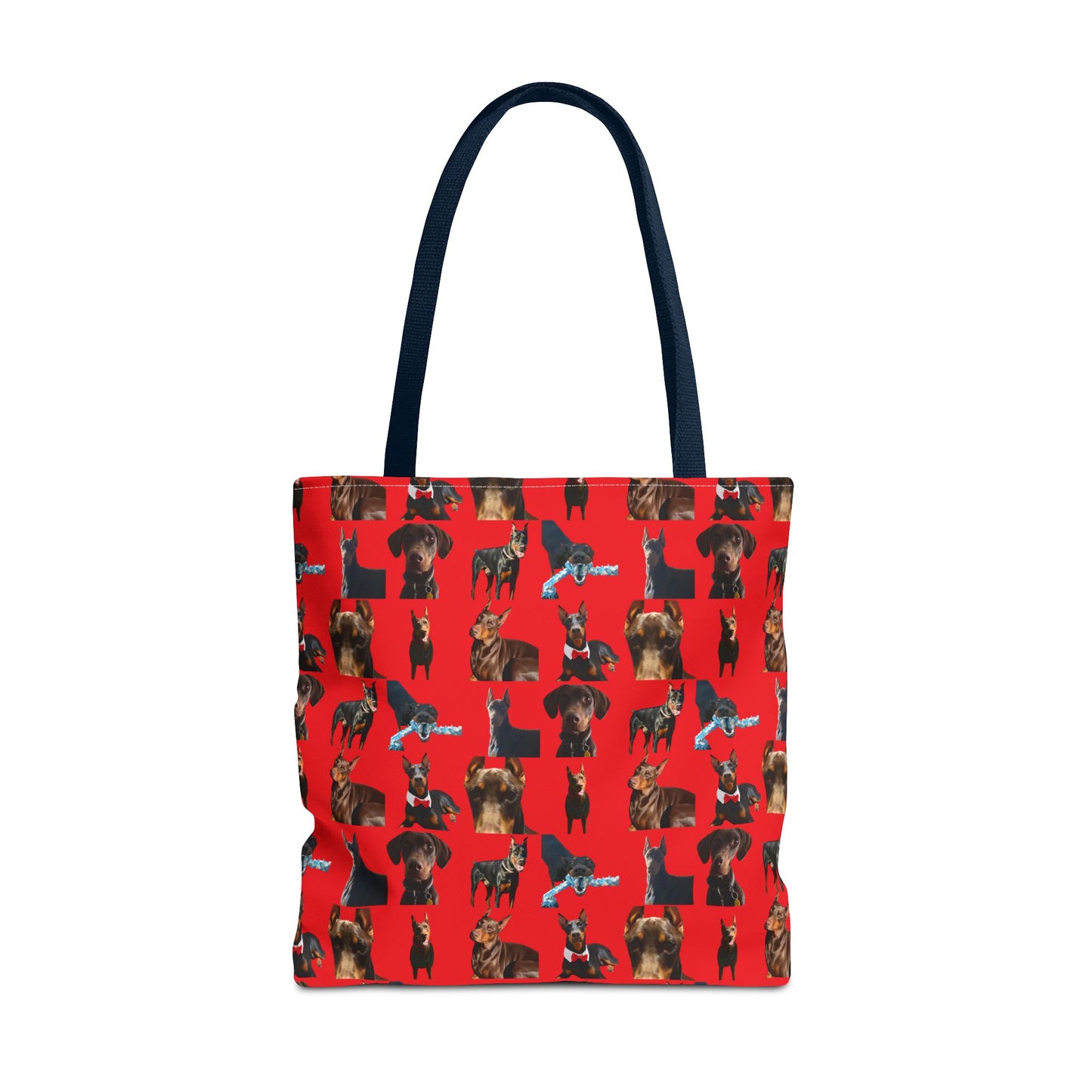 Edition 1 Doberman Model Pattern Red Tote Bag