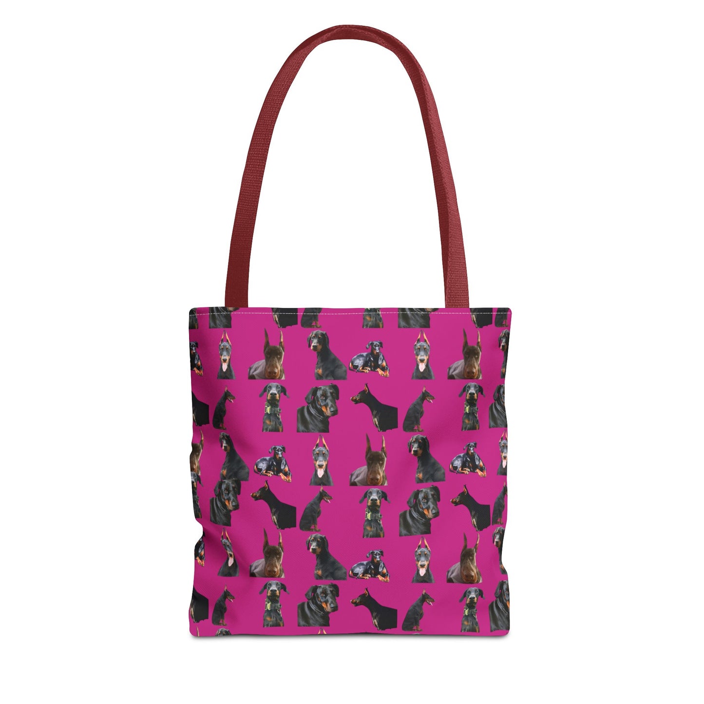 Edition 6 Doberman Model Pattern Pink Tote Bag