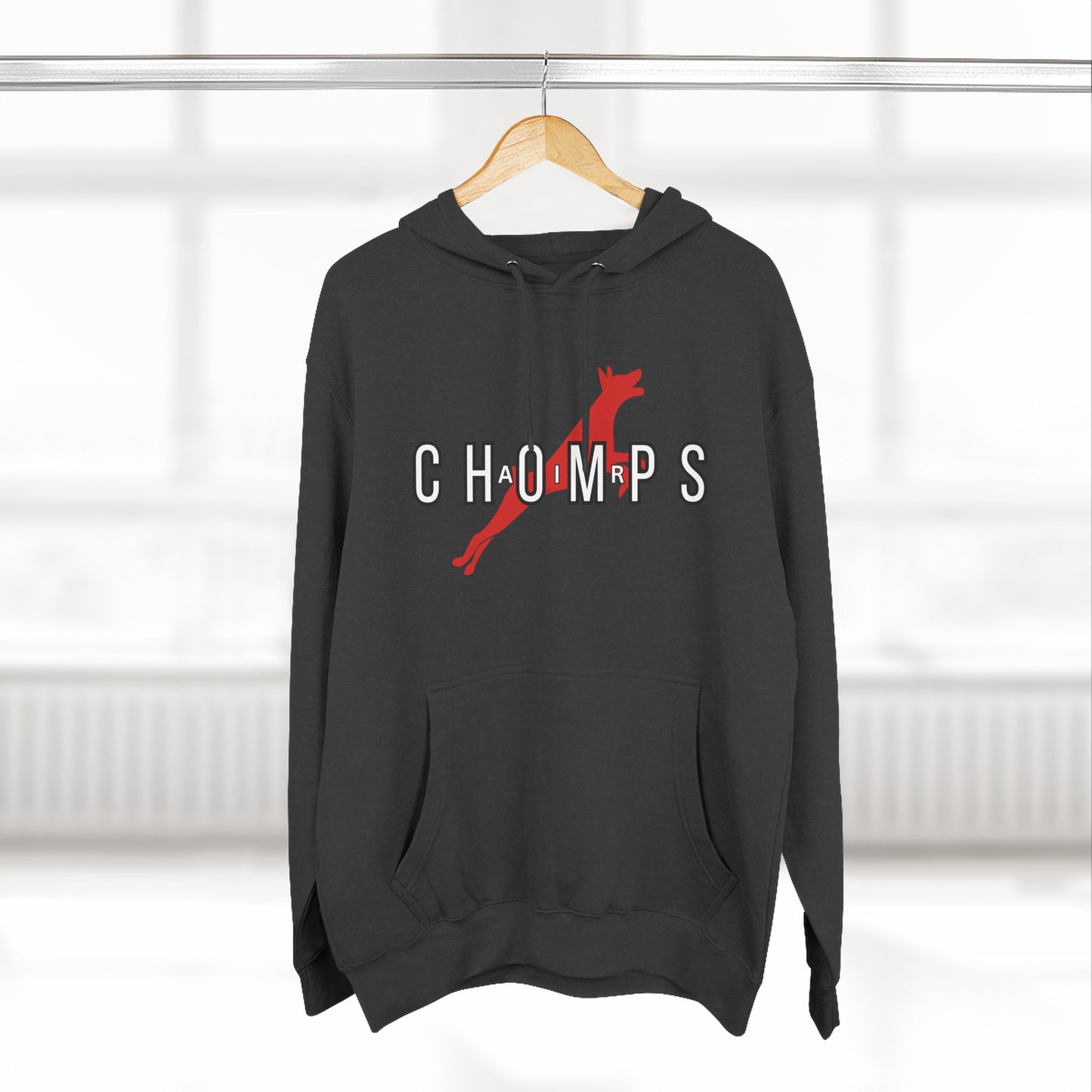 Air Chomps Three-Panel Fleece Hoodie