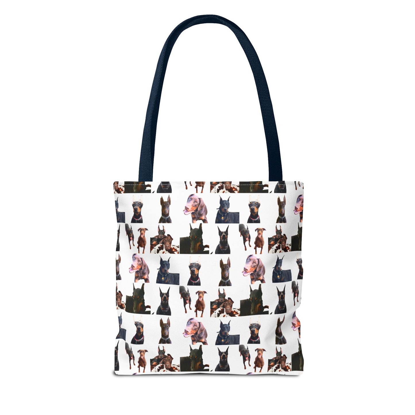 Edition 10 Doberman Model Pattern White Tote Bag