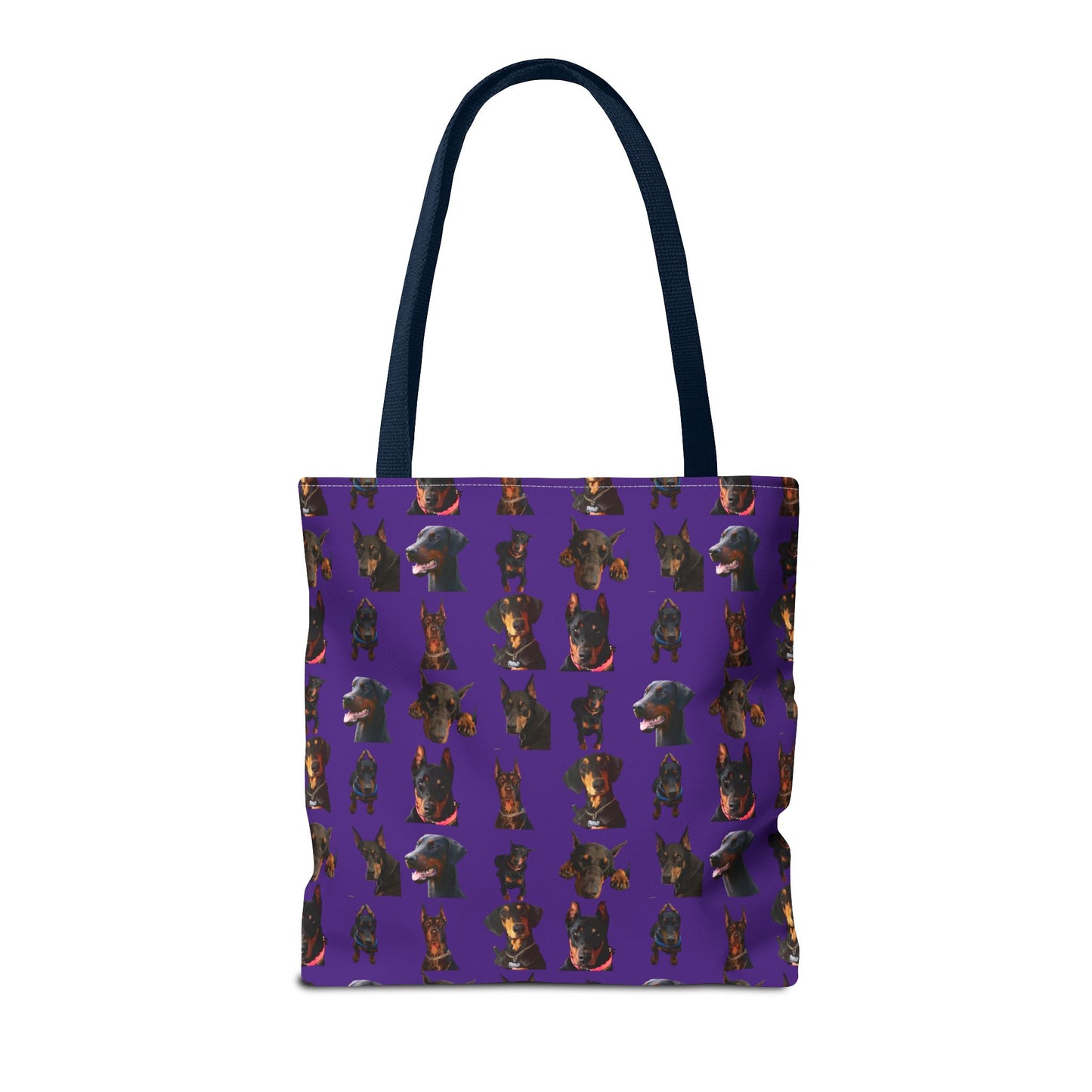 Edition 2 Doberman Model Pattern Purple Tote Bag