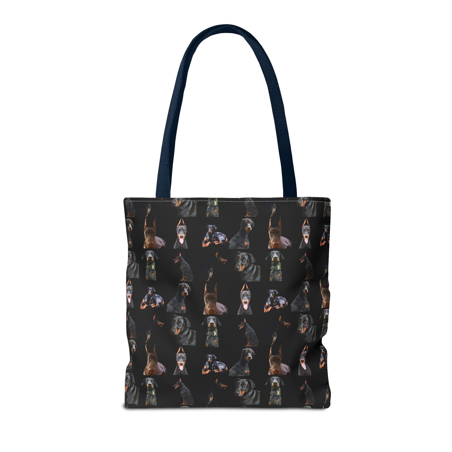 Edition 6 Doberman Model Pattern Black Tote Bag