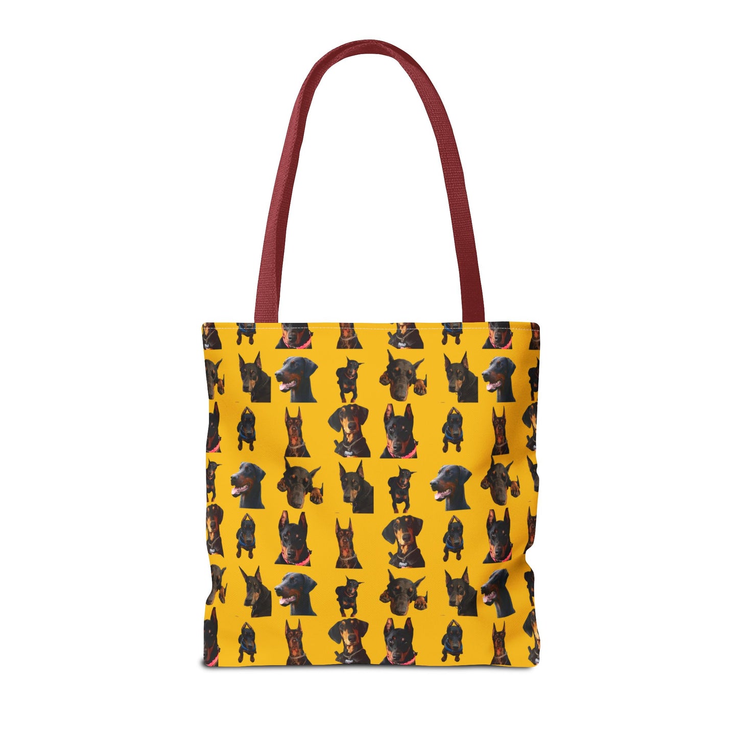 Edition 2 Doberman Model Pattern Yellow Tote Bag