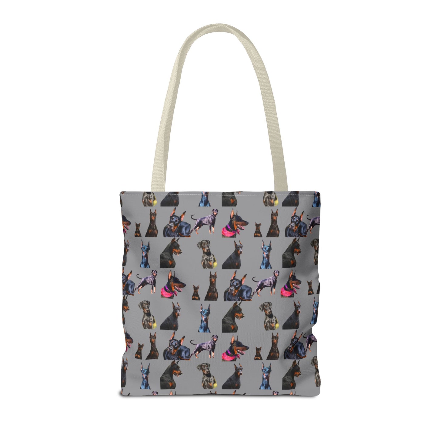 Edition 7 Doberman Model Pattern Gray Tote Bag