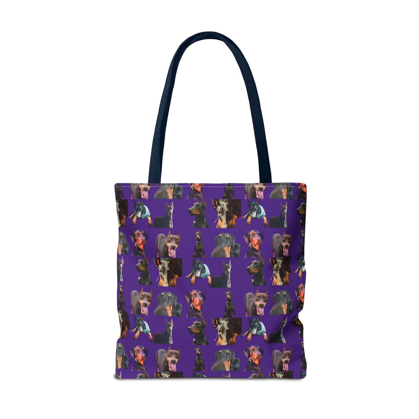 Edition 3 Doberman Model Pattern Purple Tote Bag