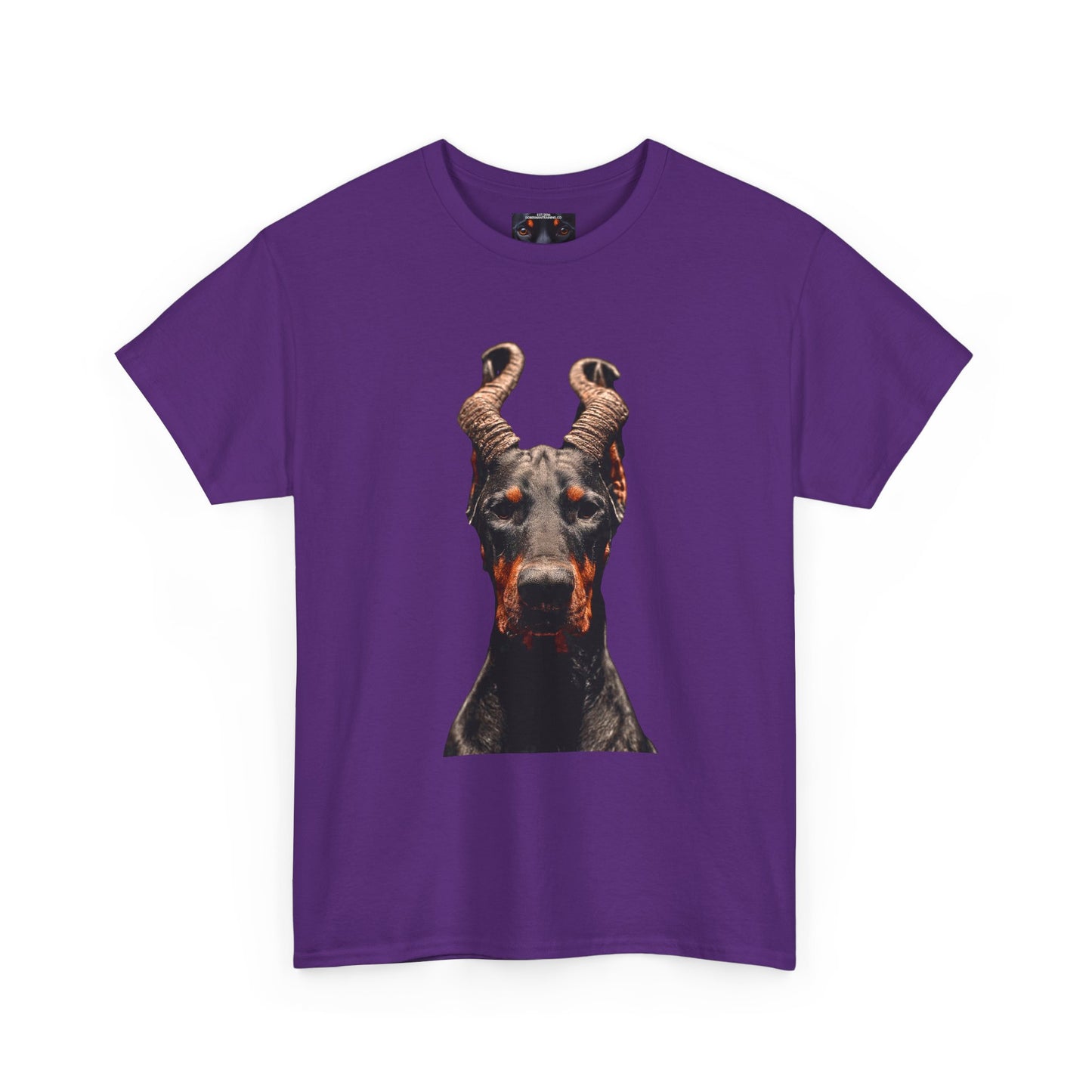 Doberman Goat 1Private Lable Unisex Heavy Cotton Tee