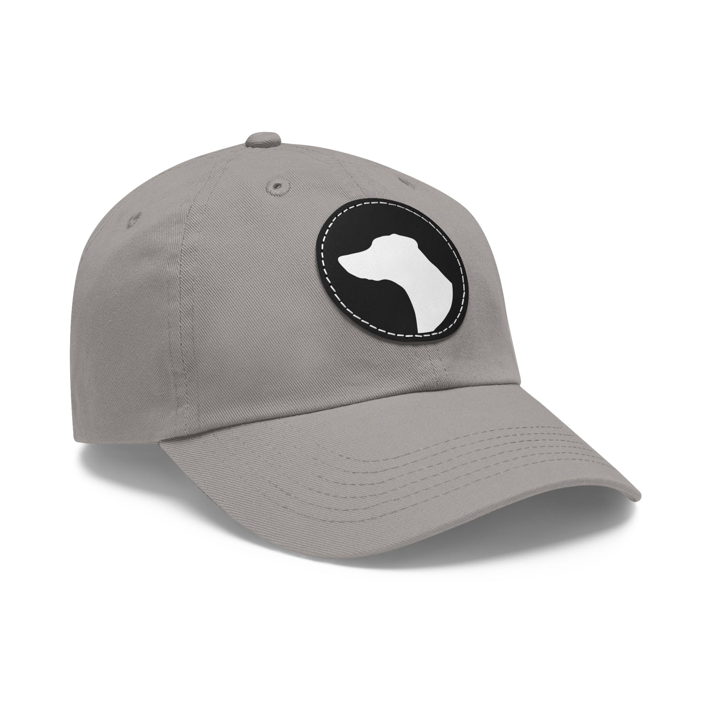 N 1 Dad Hat with Leather Patch (Round)