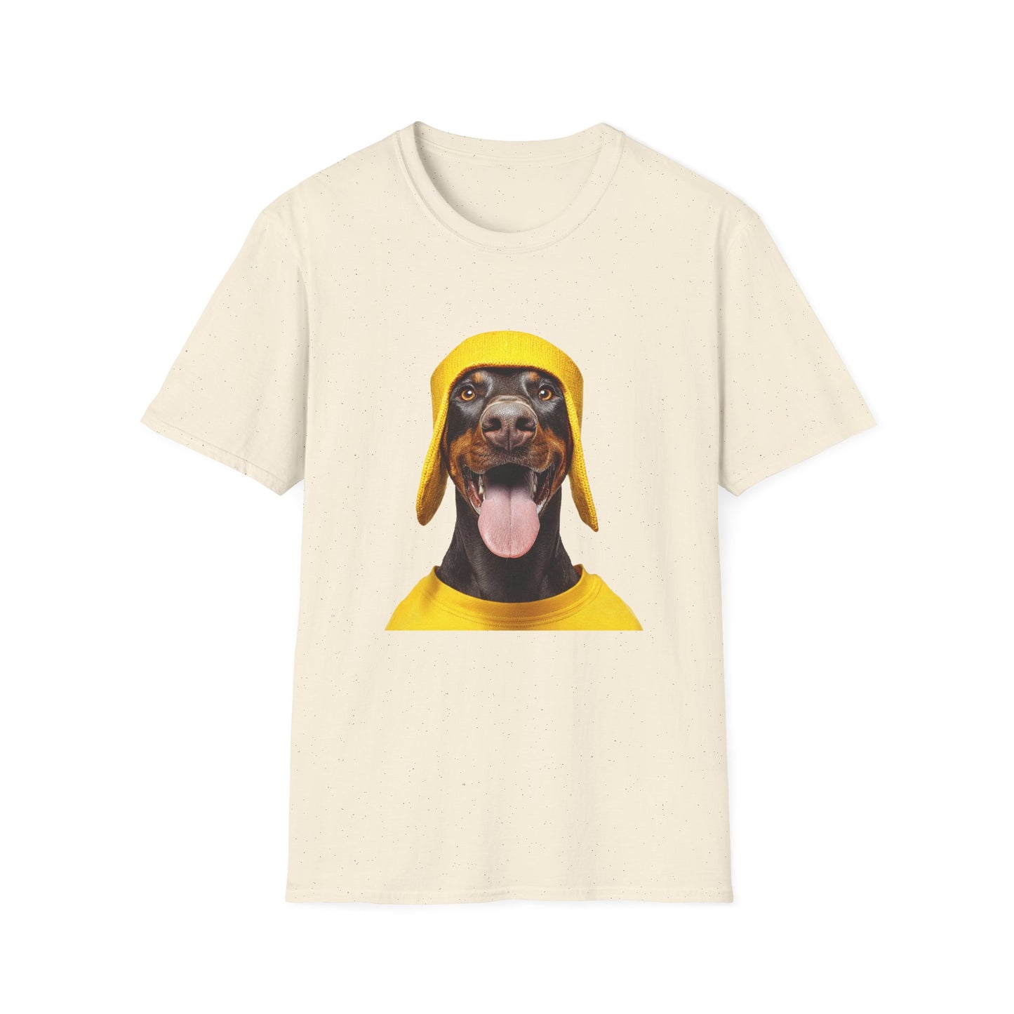 Doberman 3 Portrait T‑Shirt