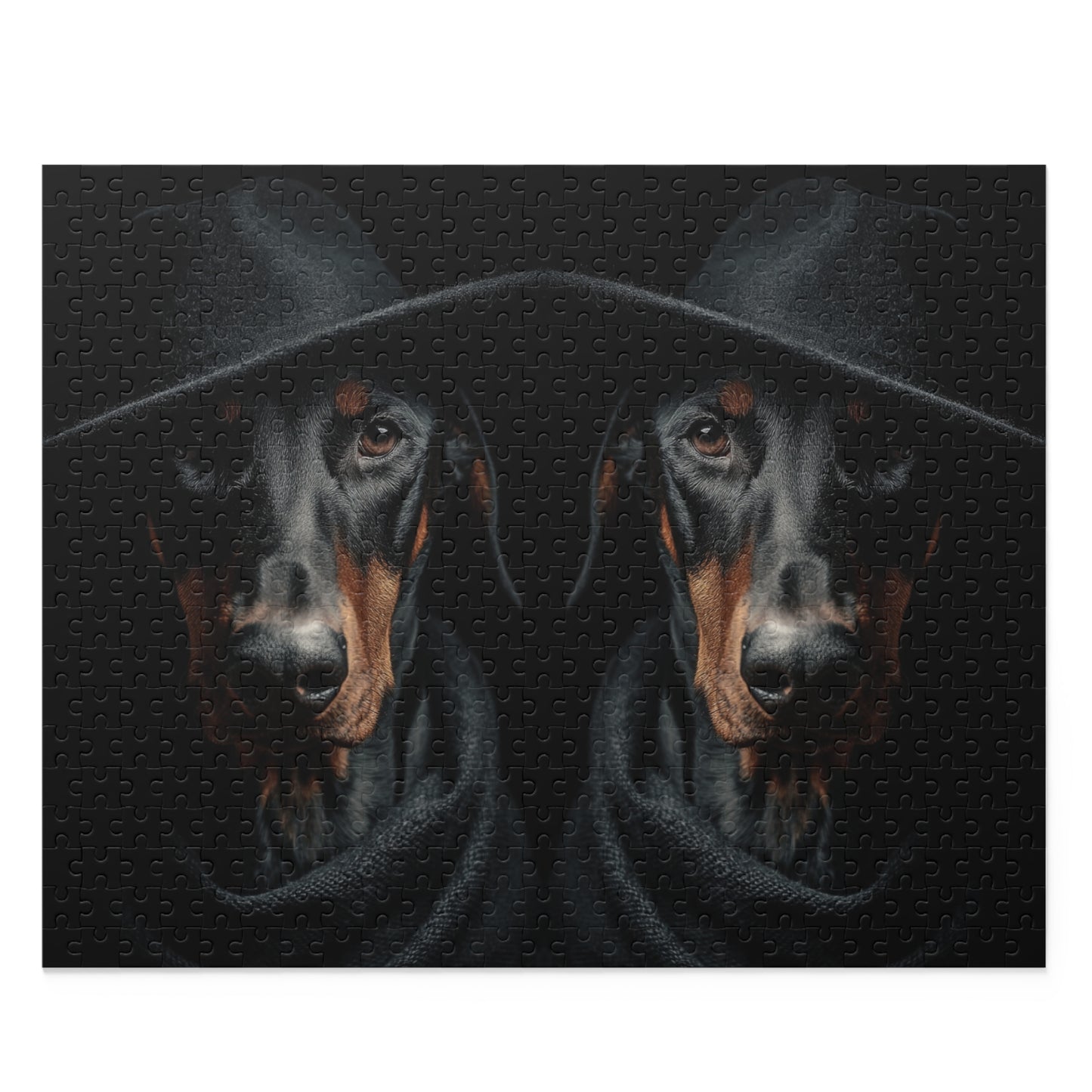 Human Mental Stimulation 3 Puzzle Black Lab Portrait Puzzle 1 Jigsaw (120/252/500 Pieces)