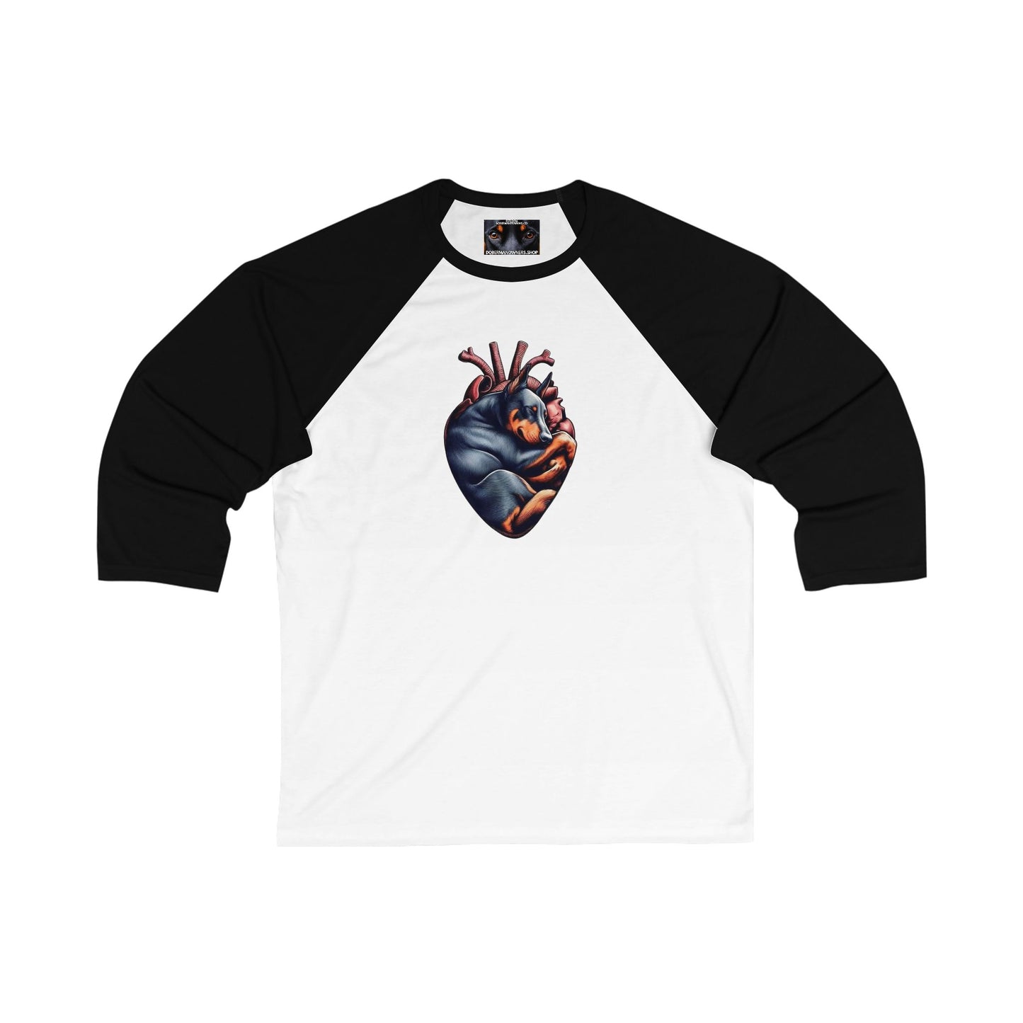 In my heart 1 - Unisex 3/4 Sleeve Baseball Tee