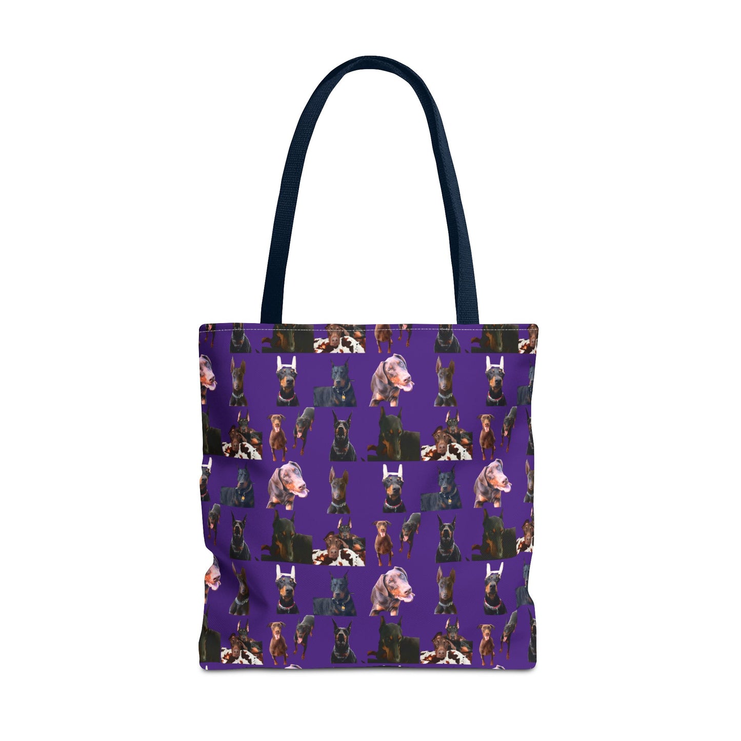 Edition 10 Doberman Model Pattern Purple Tote Bag