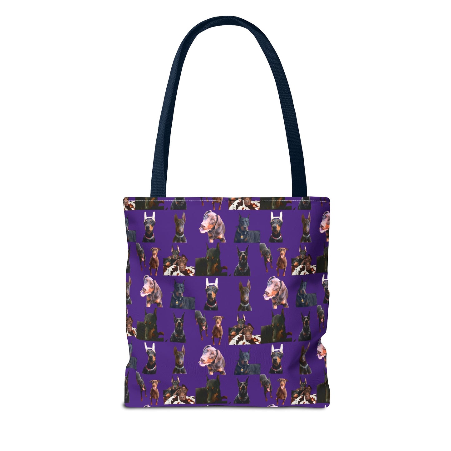 Edition 10 Doberman Model Pattern Purple Tote Bag