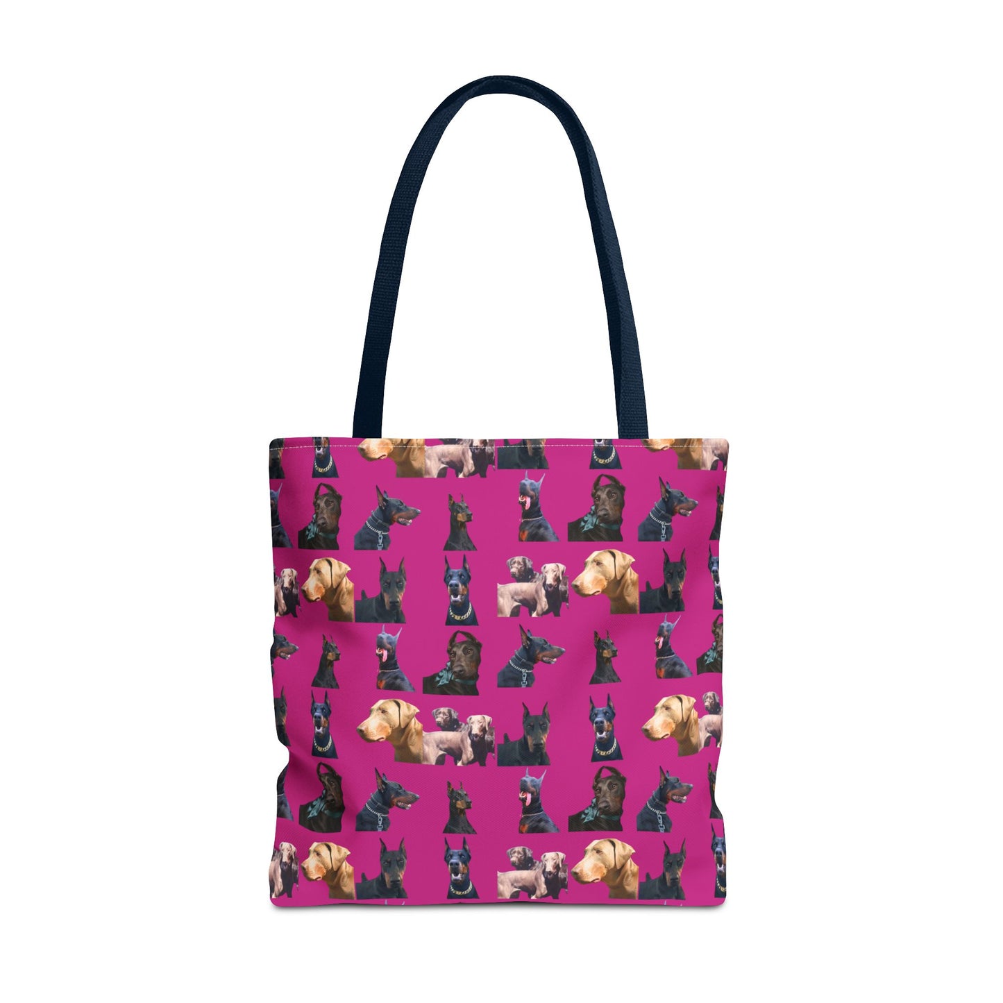 Edition 8 Doberman Model Pattern Pink Tote Bag