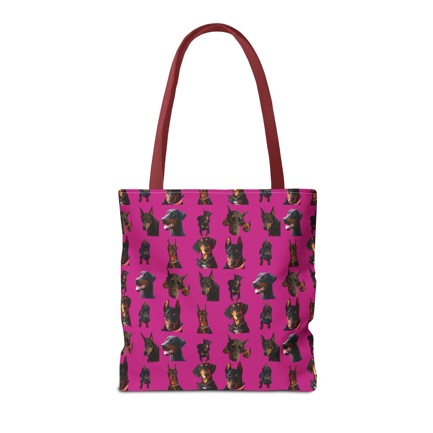 Edition 2 Doberman Model Pattern Miami Pink Tote Bag