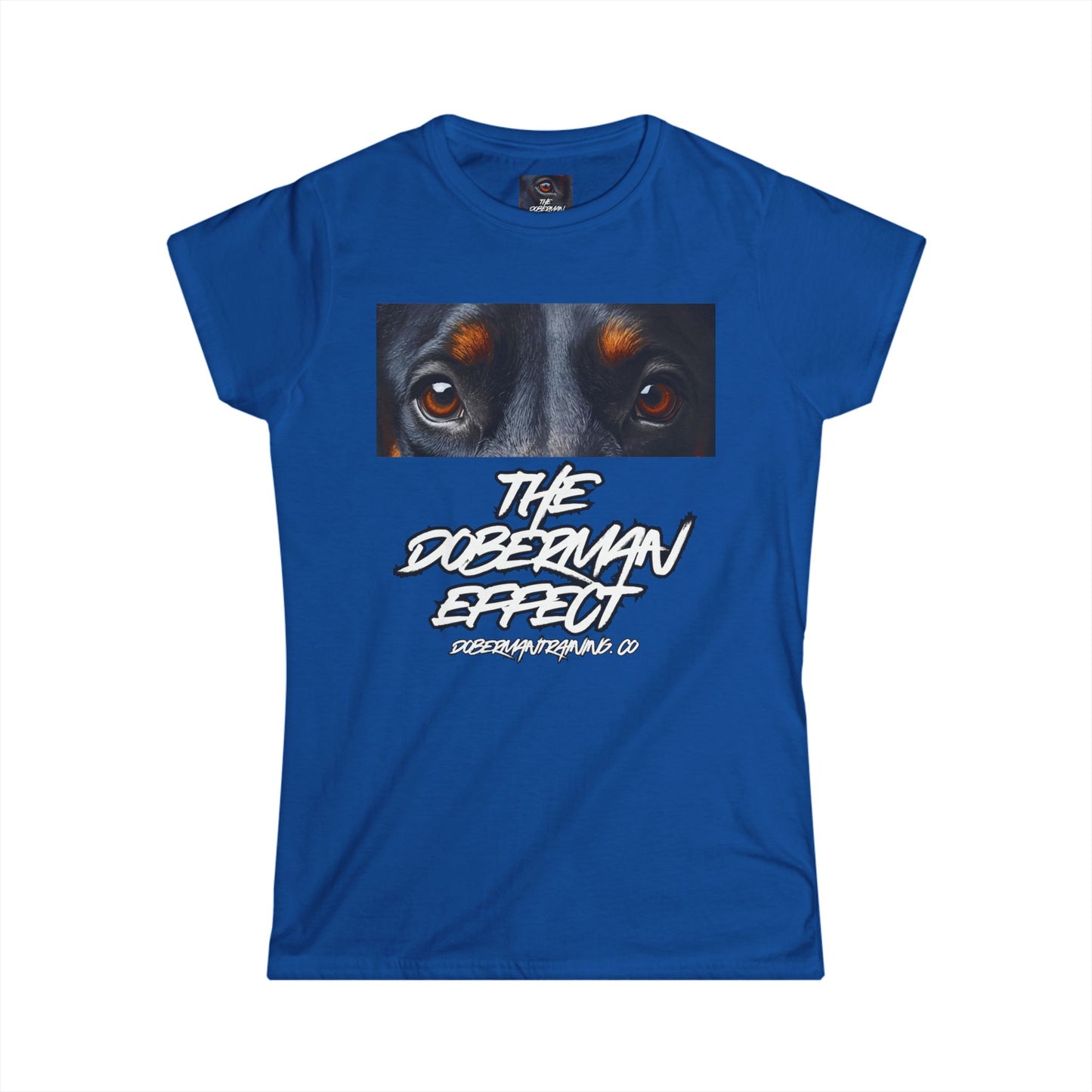 Doberman effect 2 Women's Softstyle Tee