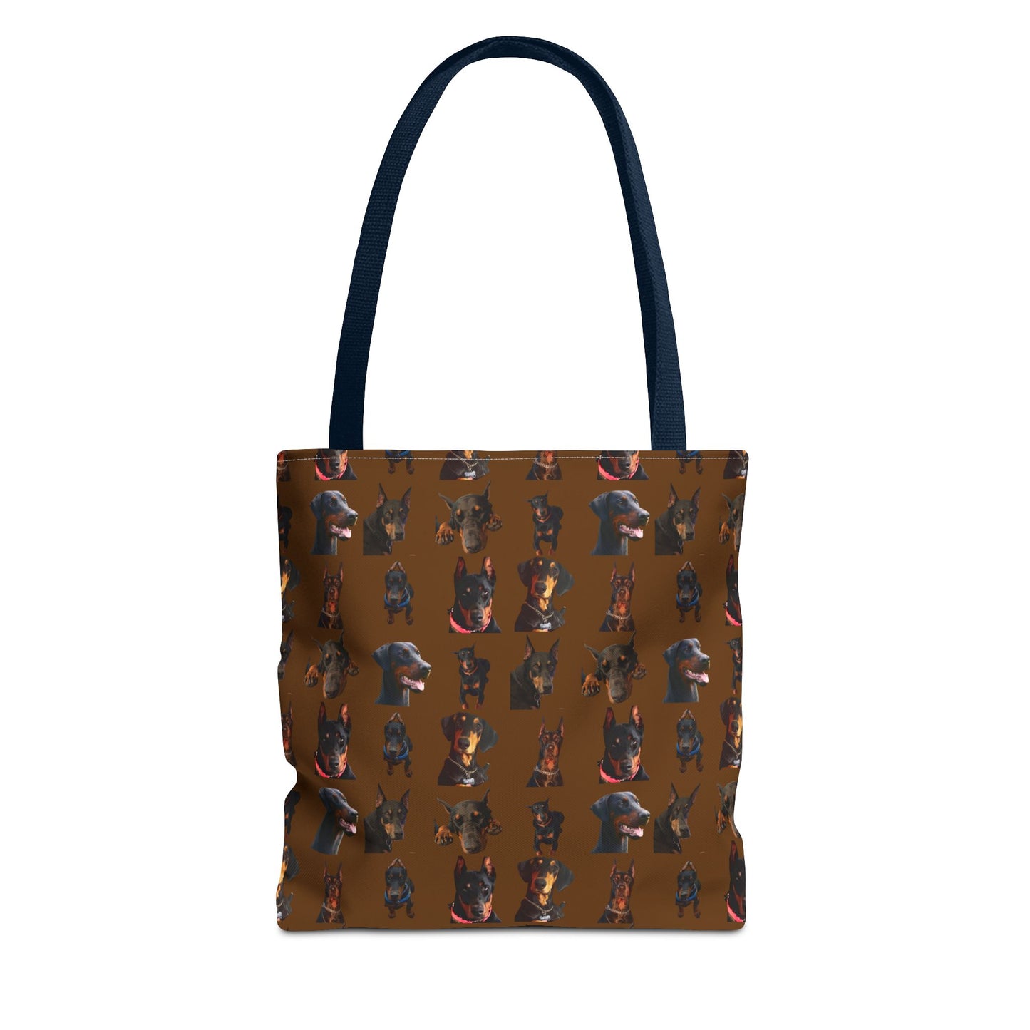 Edition 2 Doberman Model Pattern Brown Tote Bag