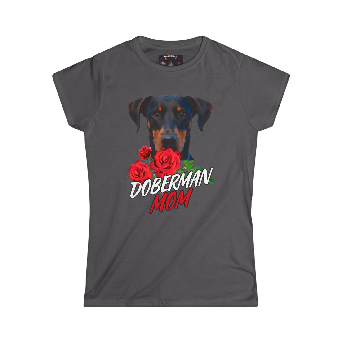 Dobie Mom 1 Women's Softstyle Tee