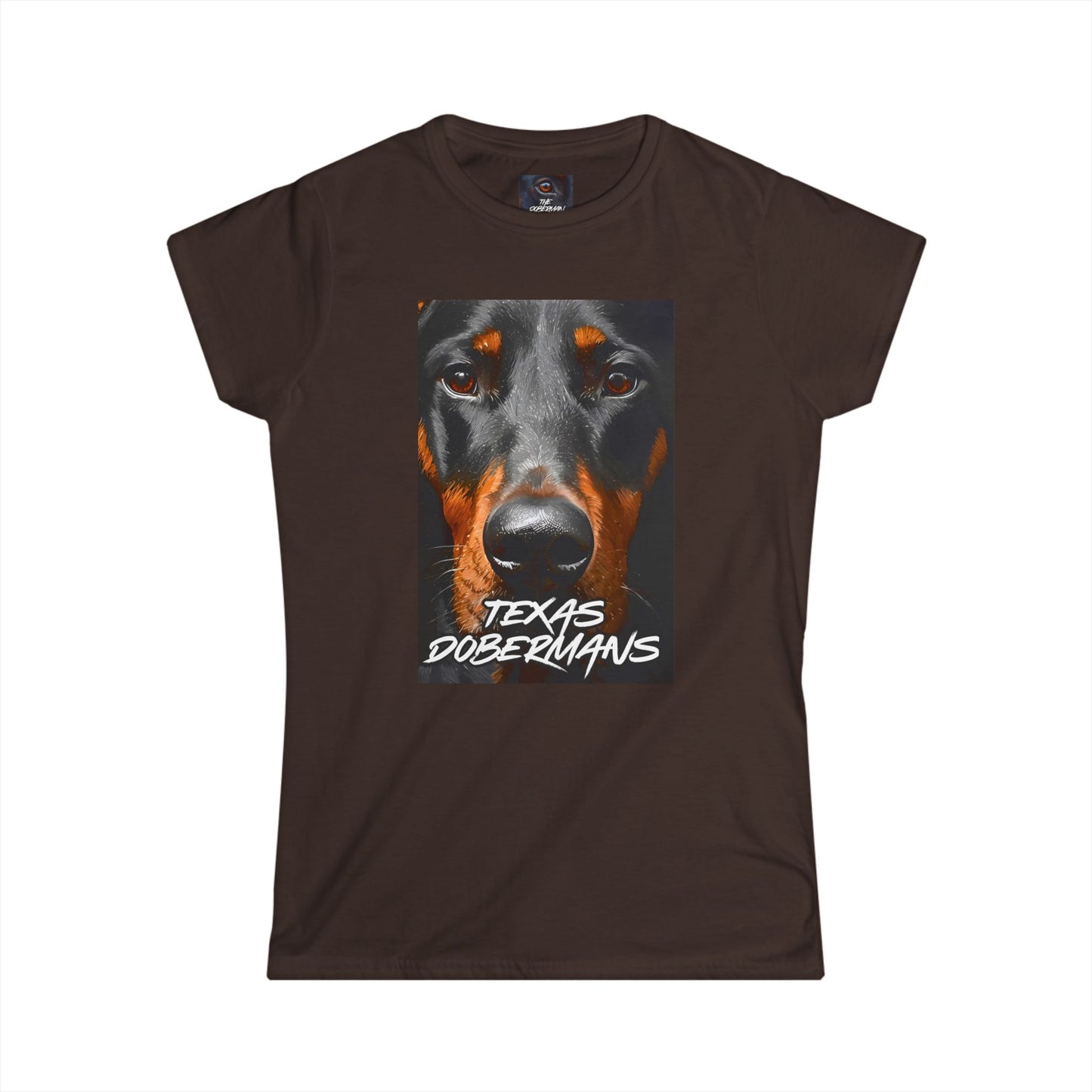 Doberman Texas 1 Women's Softstyle Tee