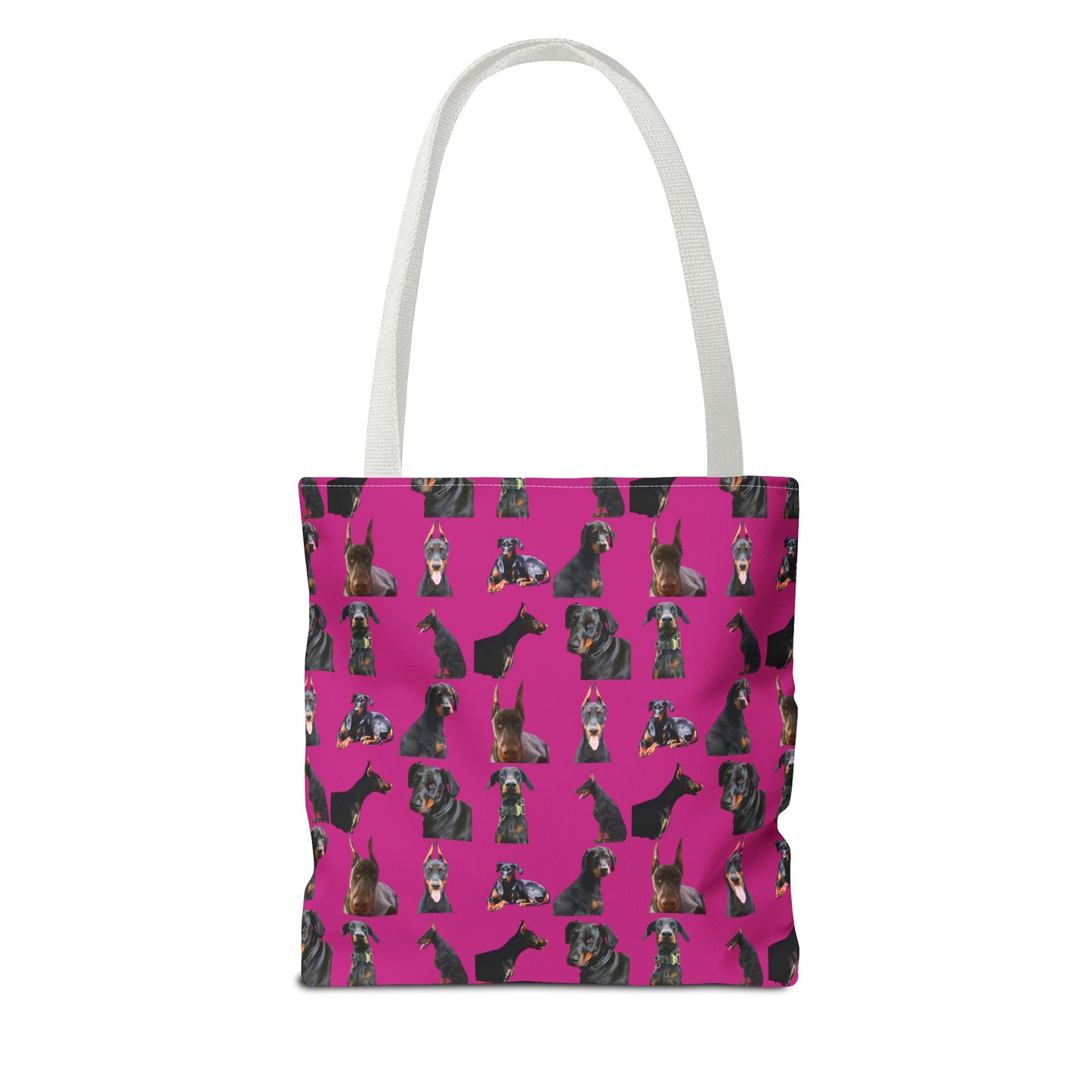 Edition 6 Doberman Model Pattern Pink Tote Bag