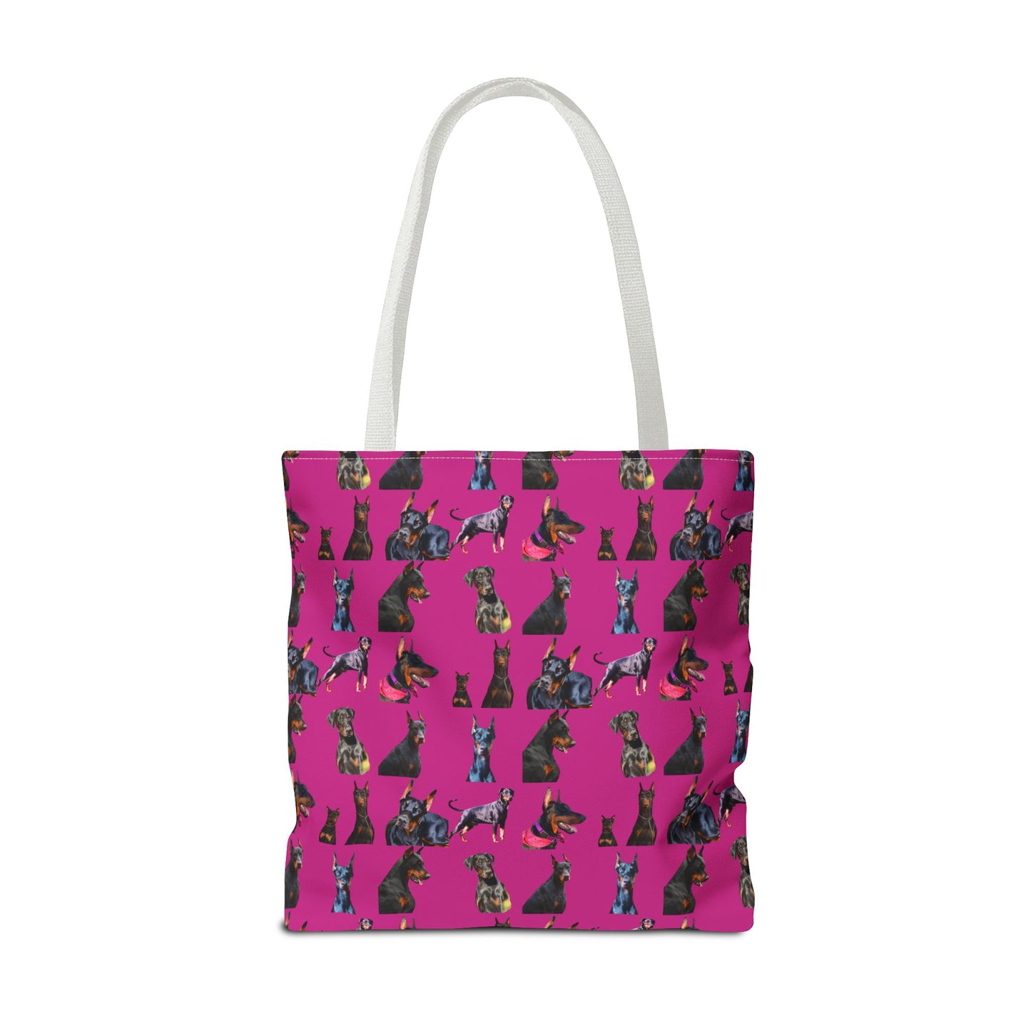 Edition 7 Doberman Model Pattern Pink Tote Bag