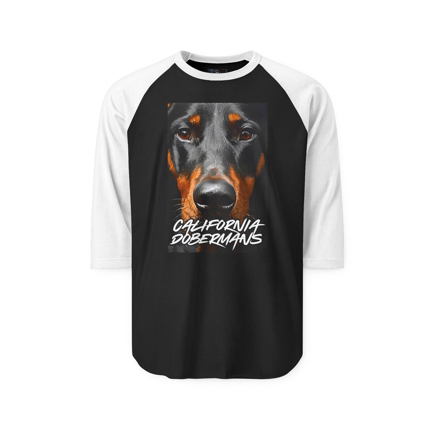 Doberman California 1 Unisex Three-Quarter Sleeve Raglan Shirt