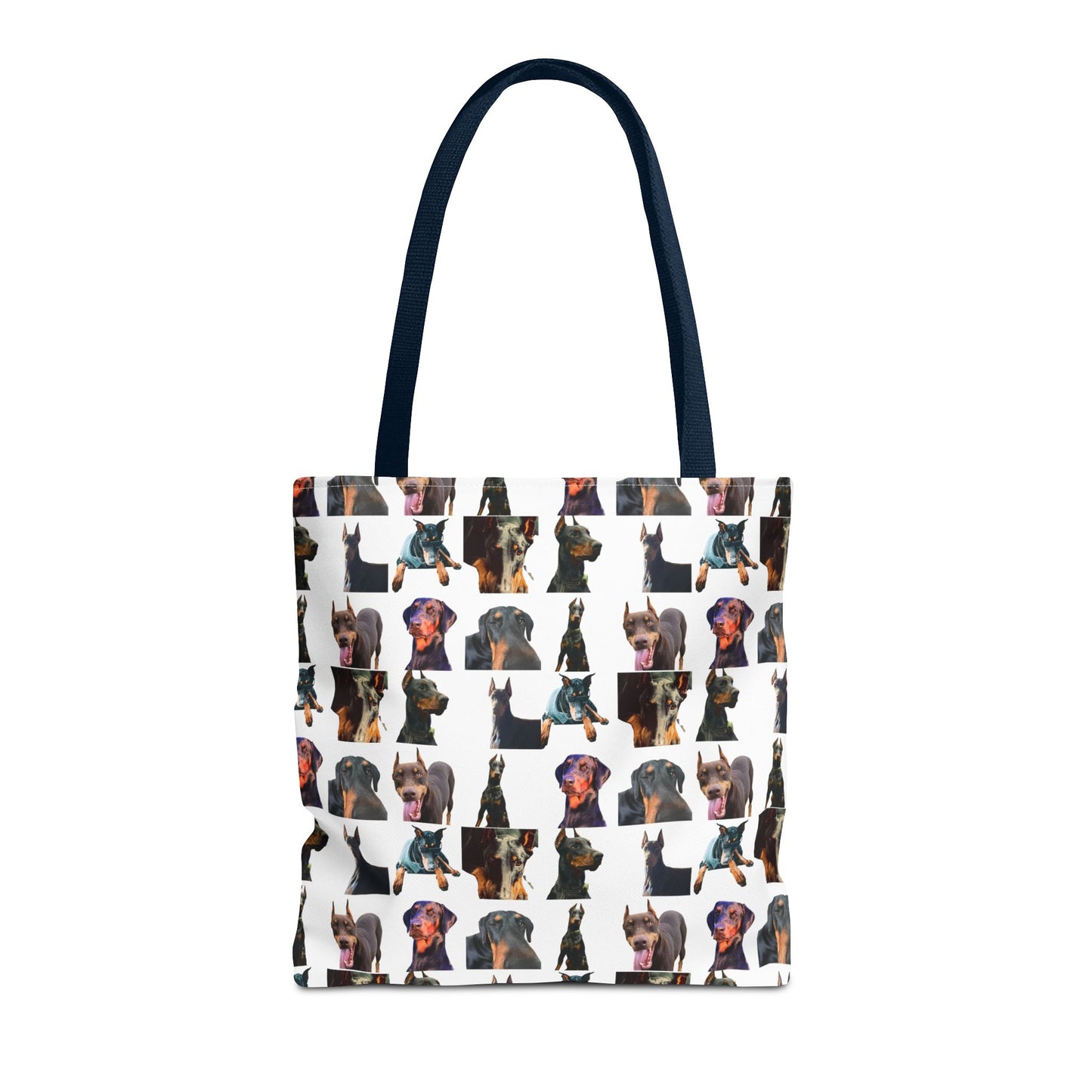 Edition 3 Doberman Model Pattern White Tote Bag