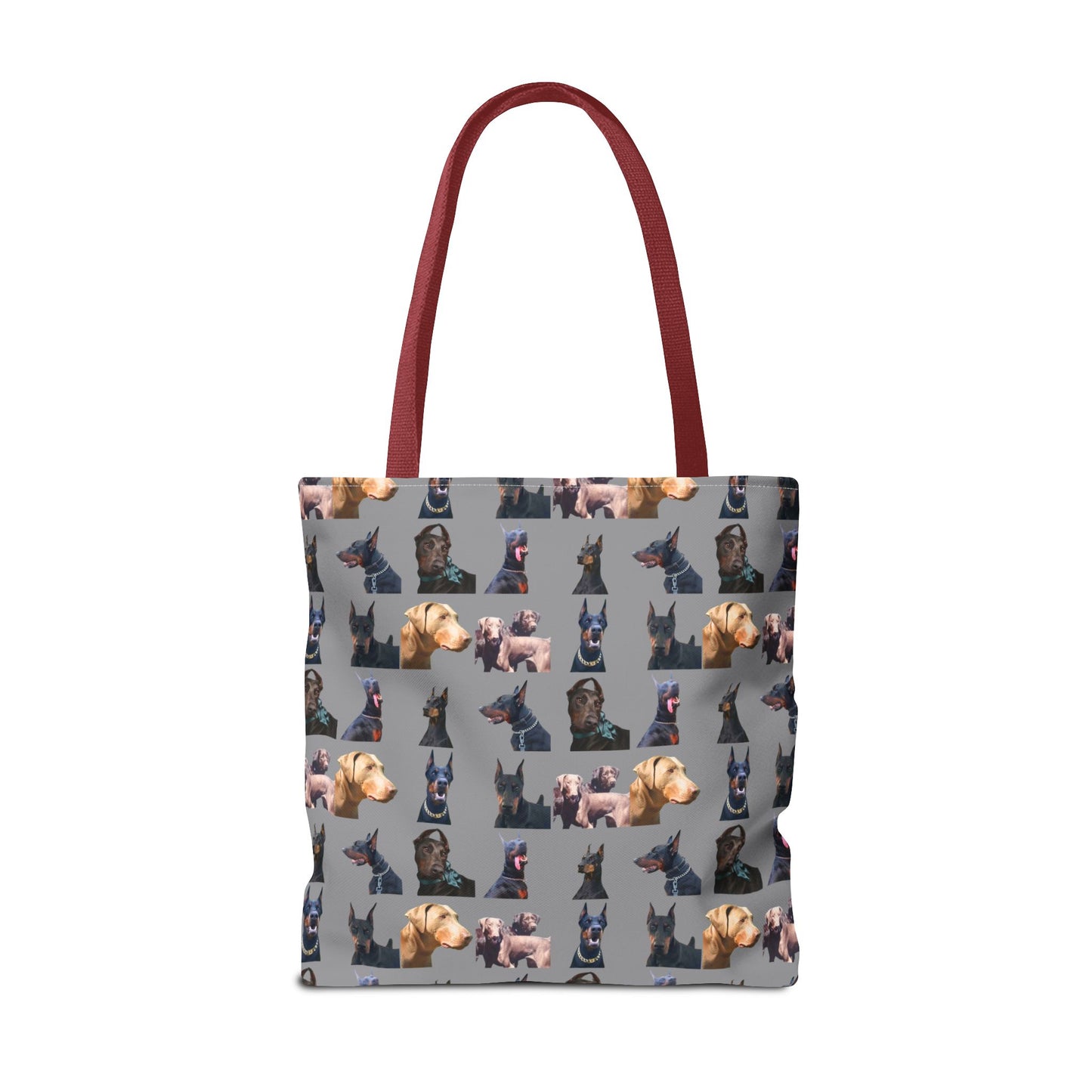 Edition 8 Doberman Model Pattern Gray Tote Bag