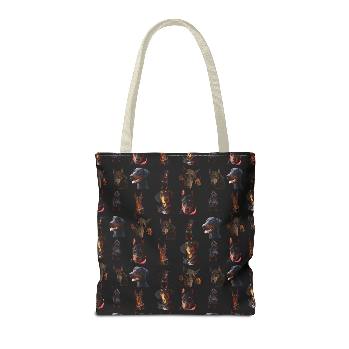 Edition 2 Doberman Model Pattern Black Tote Bag