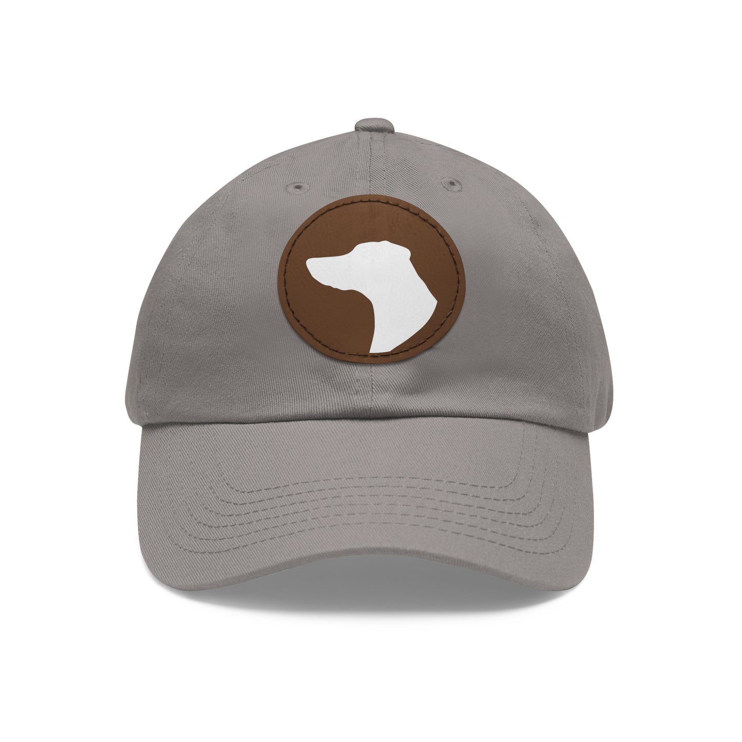N 1 Dad Hat with Leather Patch (Round)