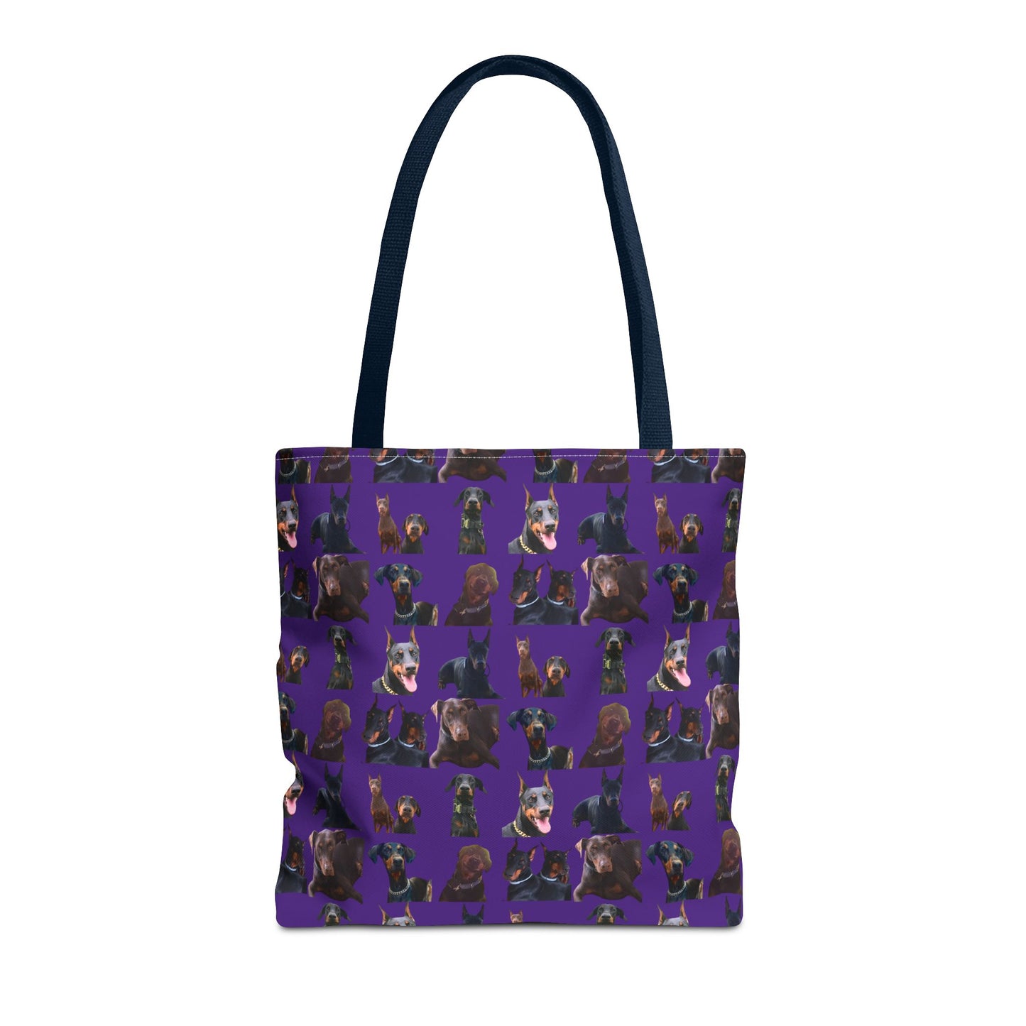 Edition 5 Doberman Model Pattern Purple Tote Bag