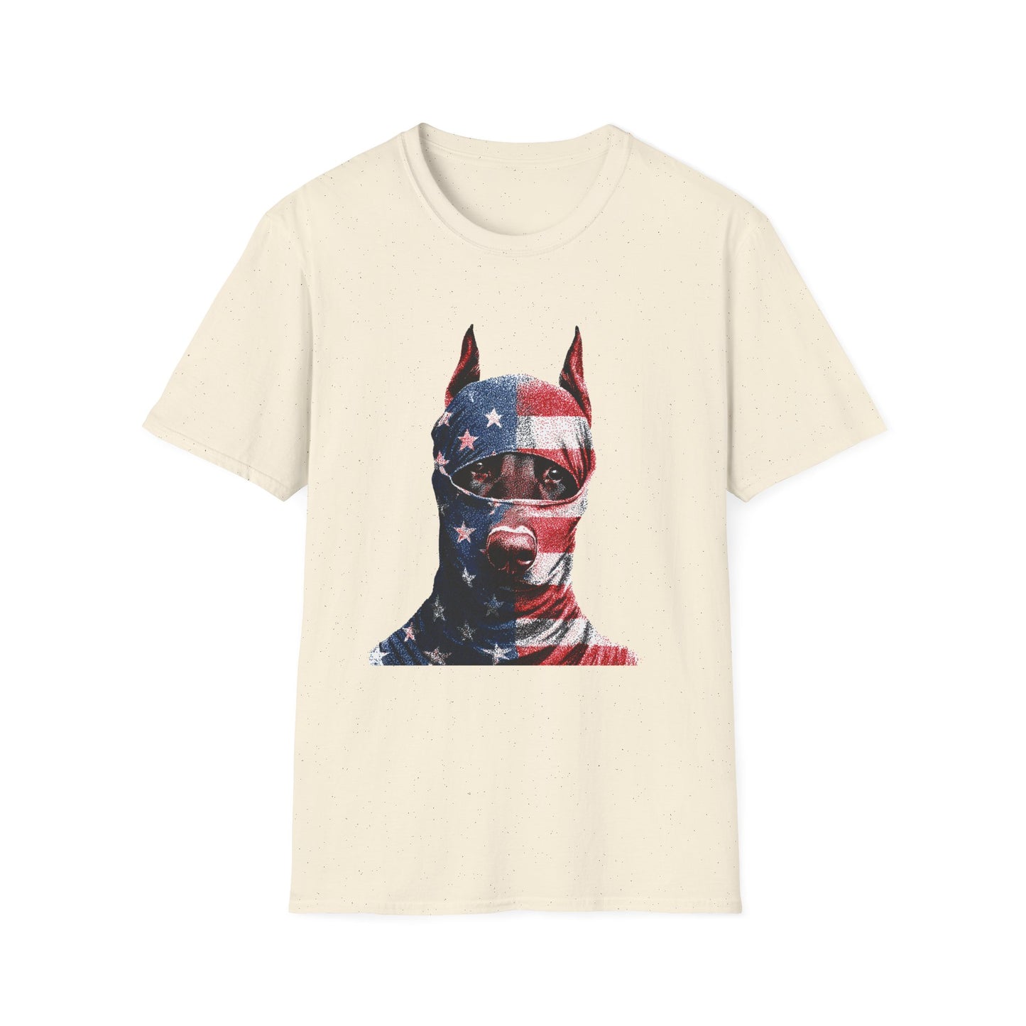 Doberman 2 Portrait T‑Shirt
