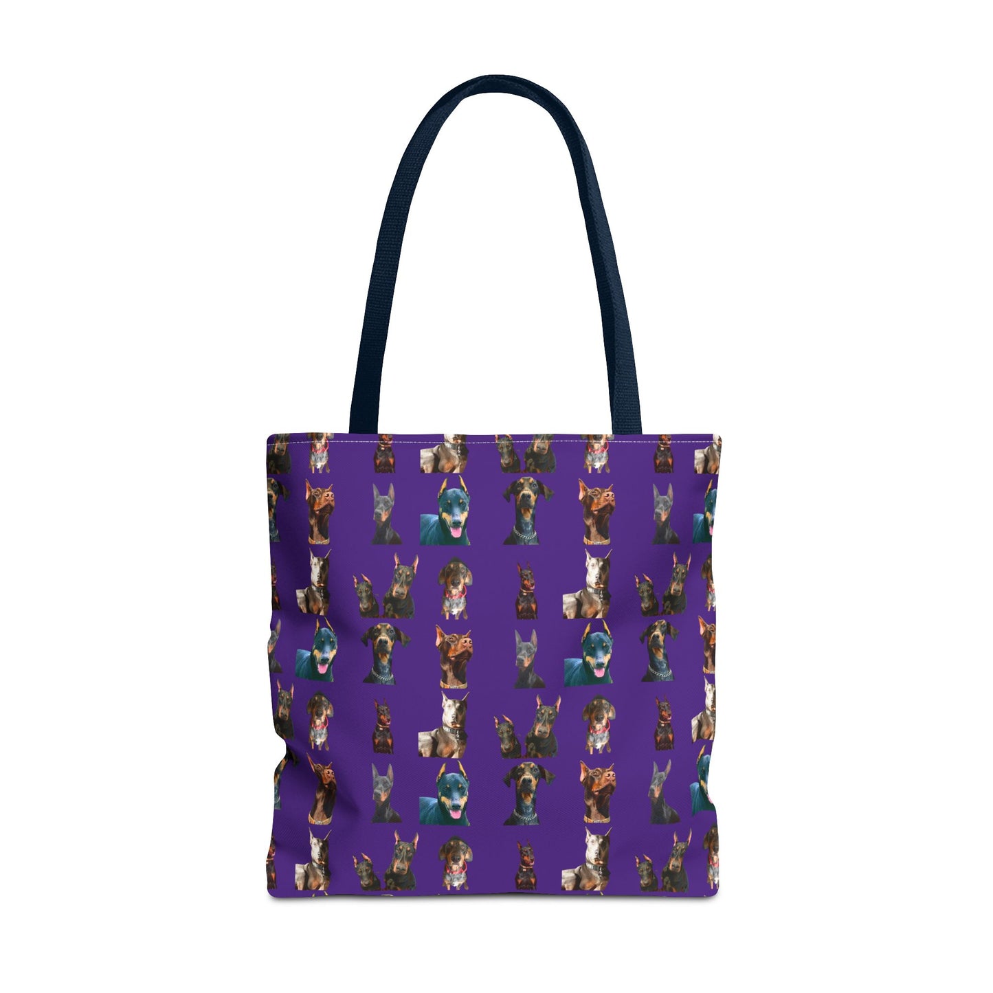 Edition 4 Doberman Model Pattern Purple Tote Bag