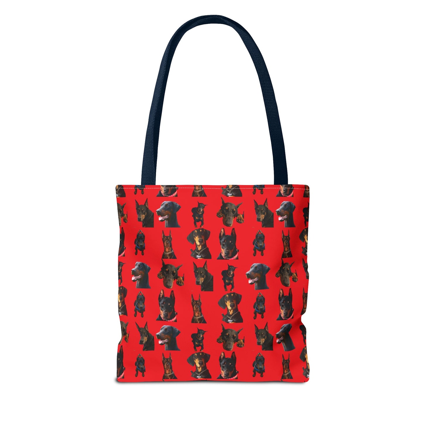 Edition 2 Doberman Model Pattern Red Tote Bag