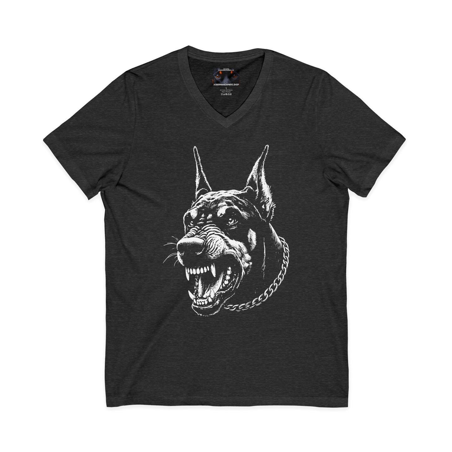 Protect 1 Private Label Unisex Jersey Short Sleeve V-Neck Tee