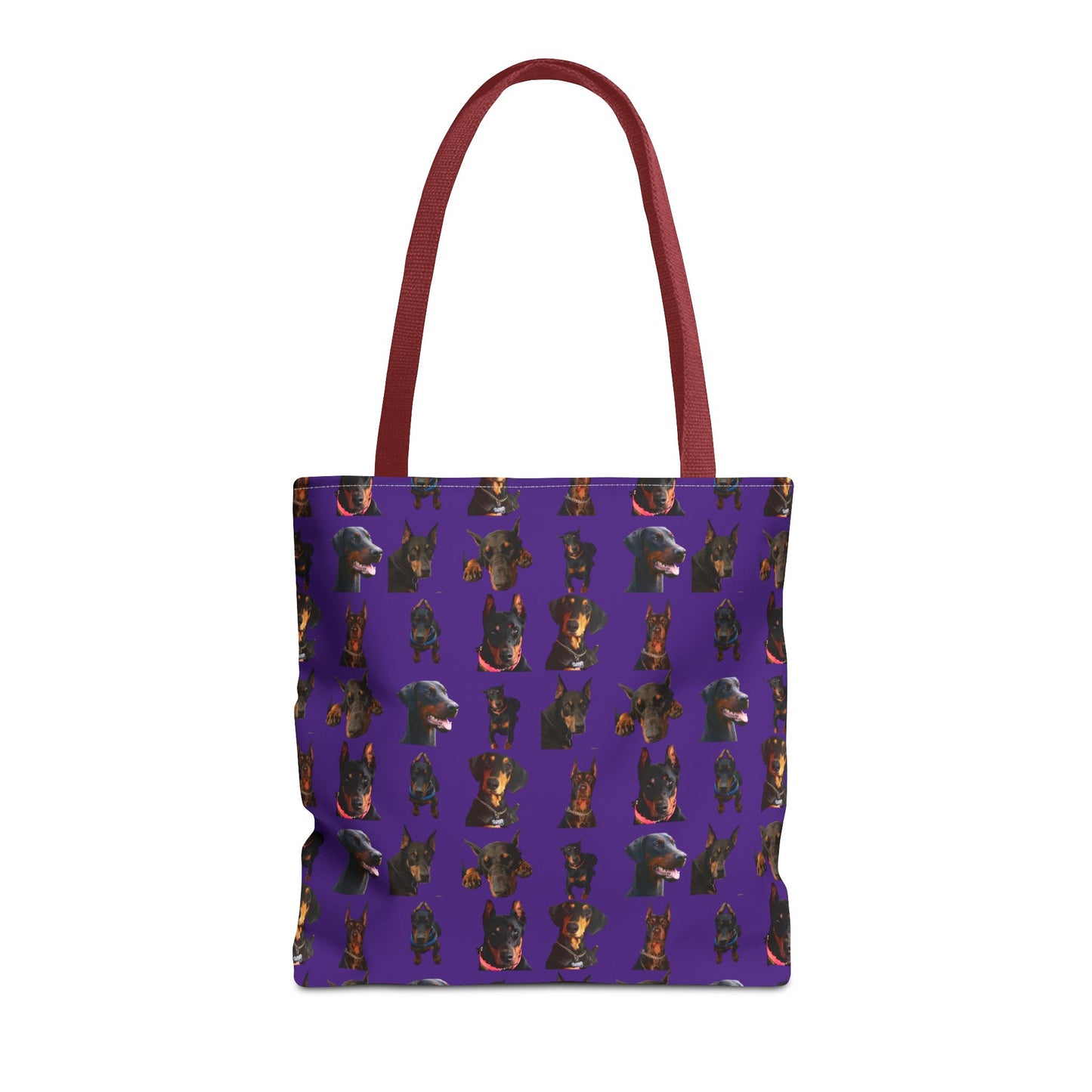 Edition 2 Doberman Model Pattern Purple Tote Bag