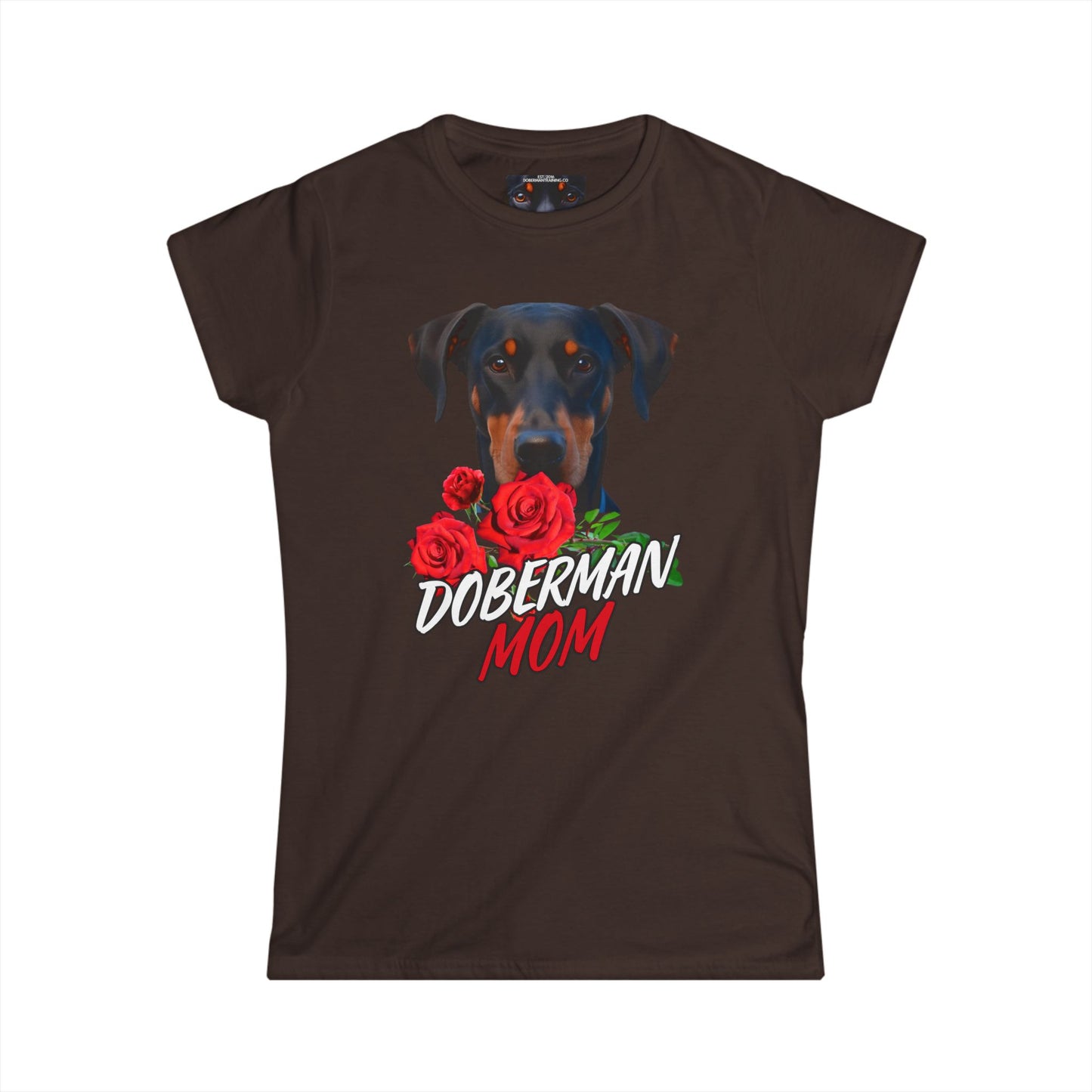 Dobie Mom 1 Women's Softstyle Tee